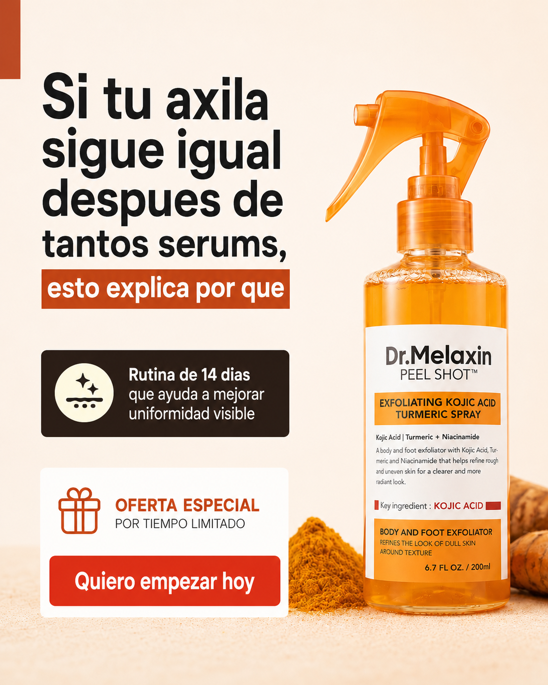 Dr Melaxin Facebook ad