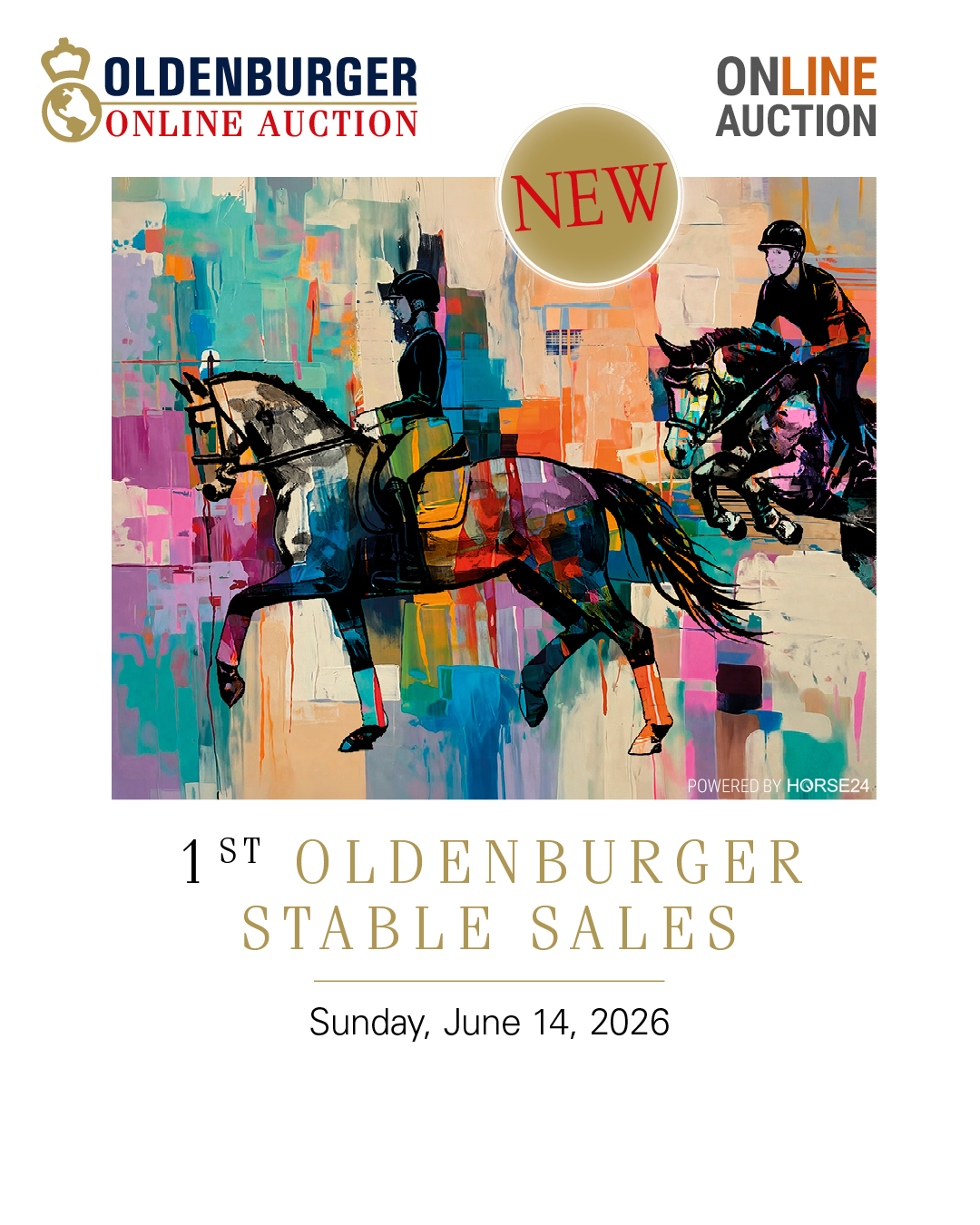 Oldenburger Pferdezuchtverband Facebook ad: 1st Oldenburger Stable Sales 2026