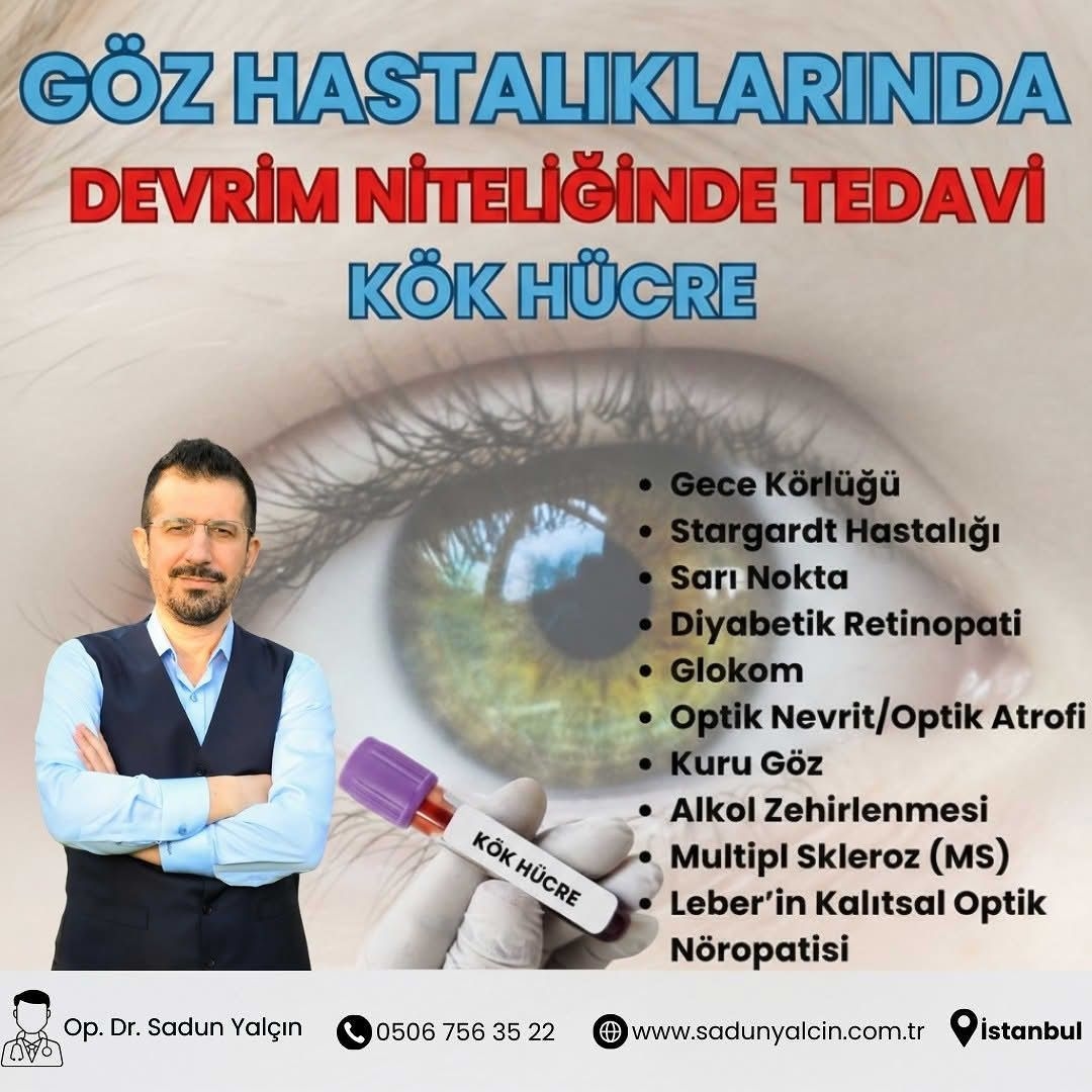 Kök Hücre Doktoru Facebook ad: Retina ve Optik Sinir Hastalıklarına; Kök Hücre ve…