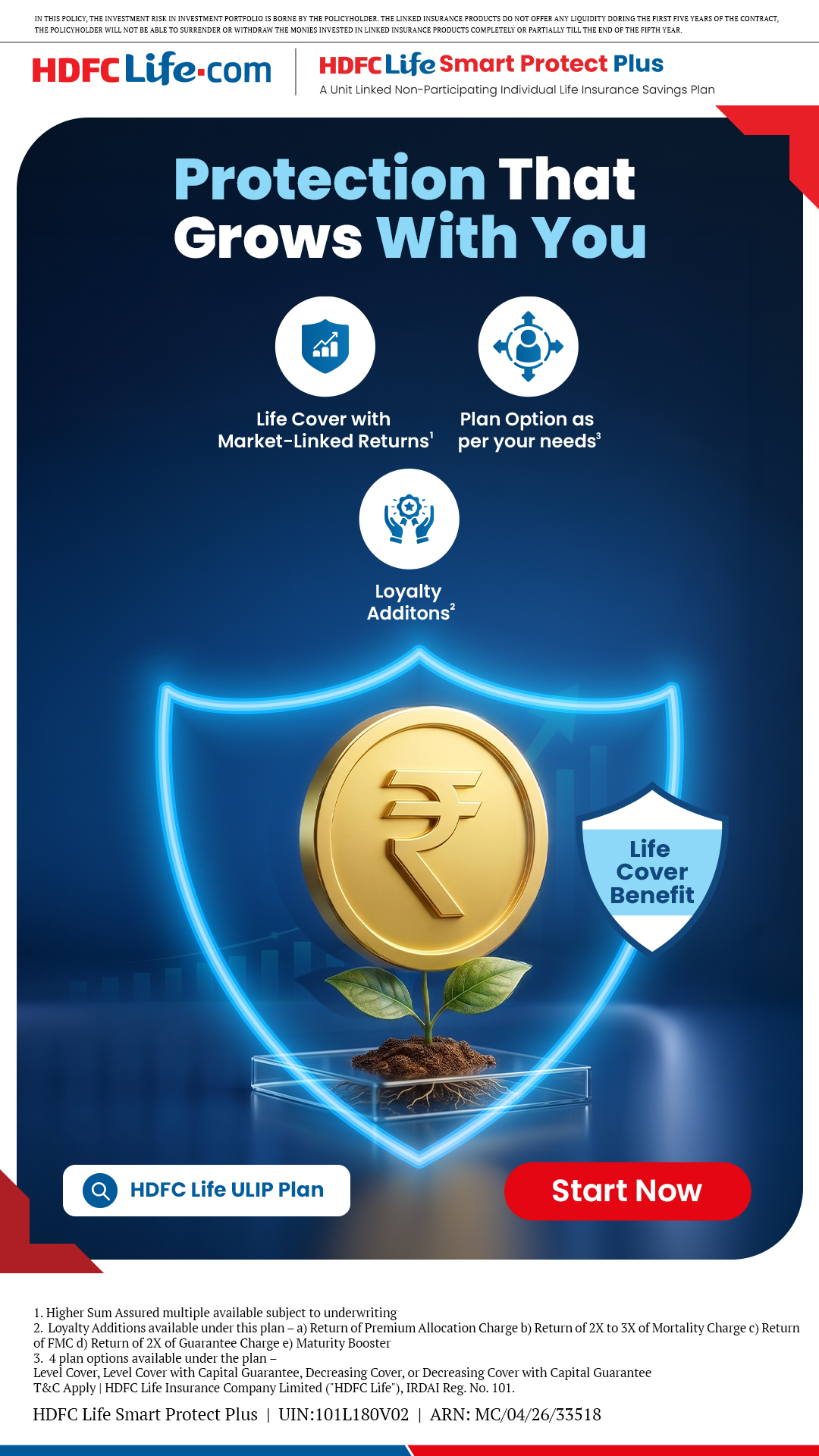 HDFC Life Facebook ad