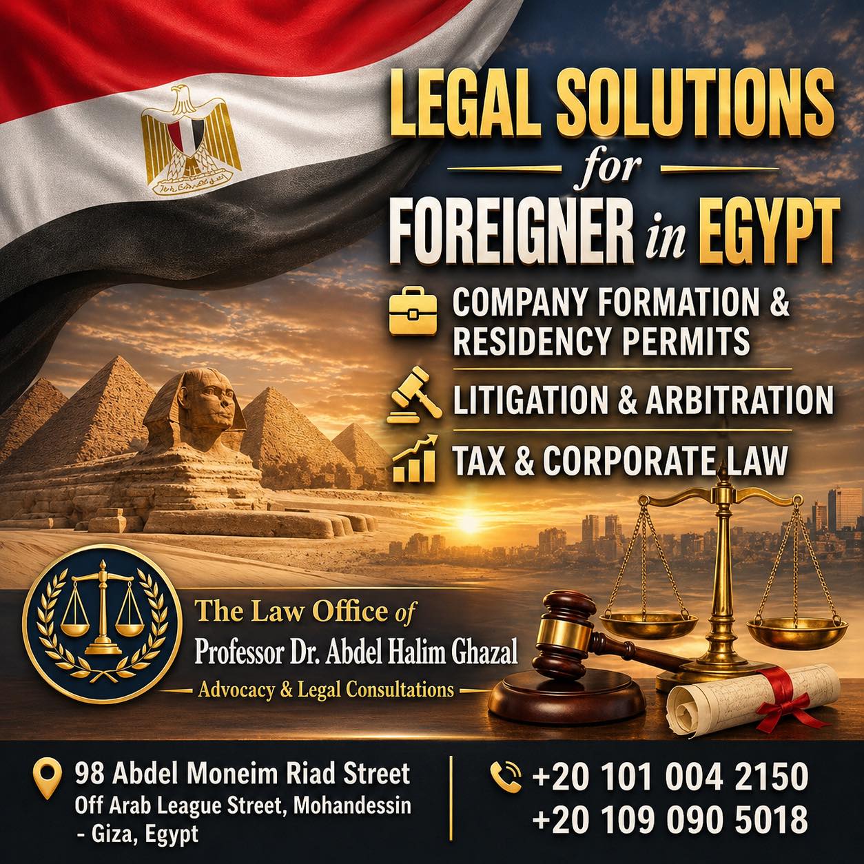 Dr. Abdelhalim Ghazal's office Facebook ad