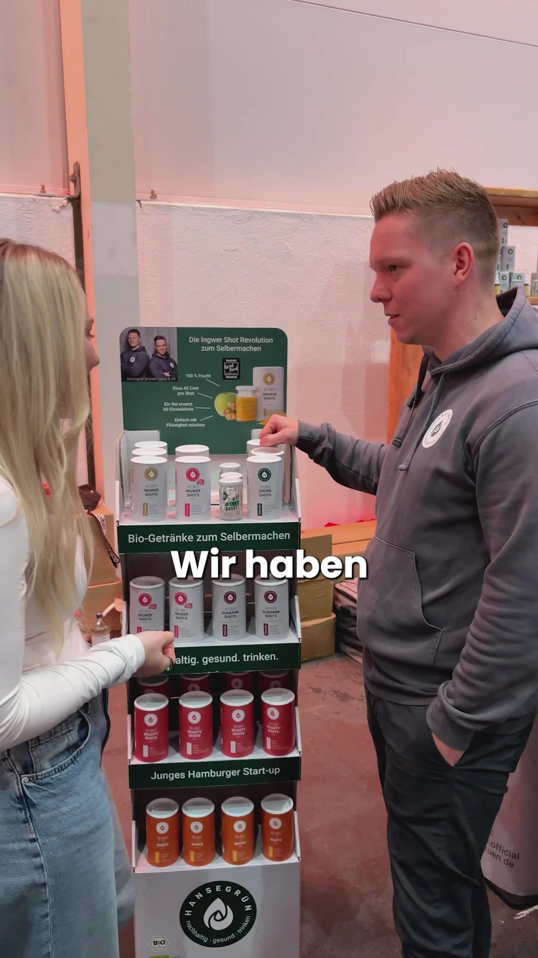 Hansegrün Facebook ad: Über 10.000 zufriedene Kundinnen