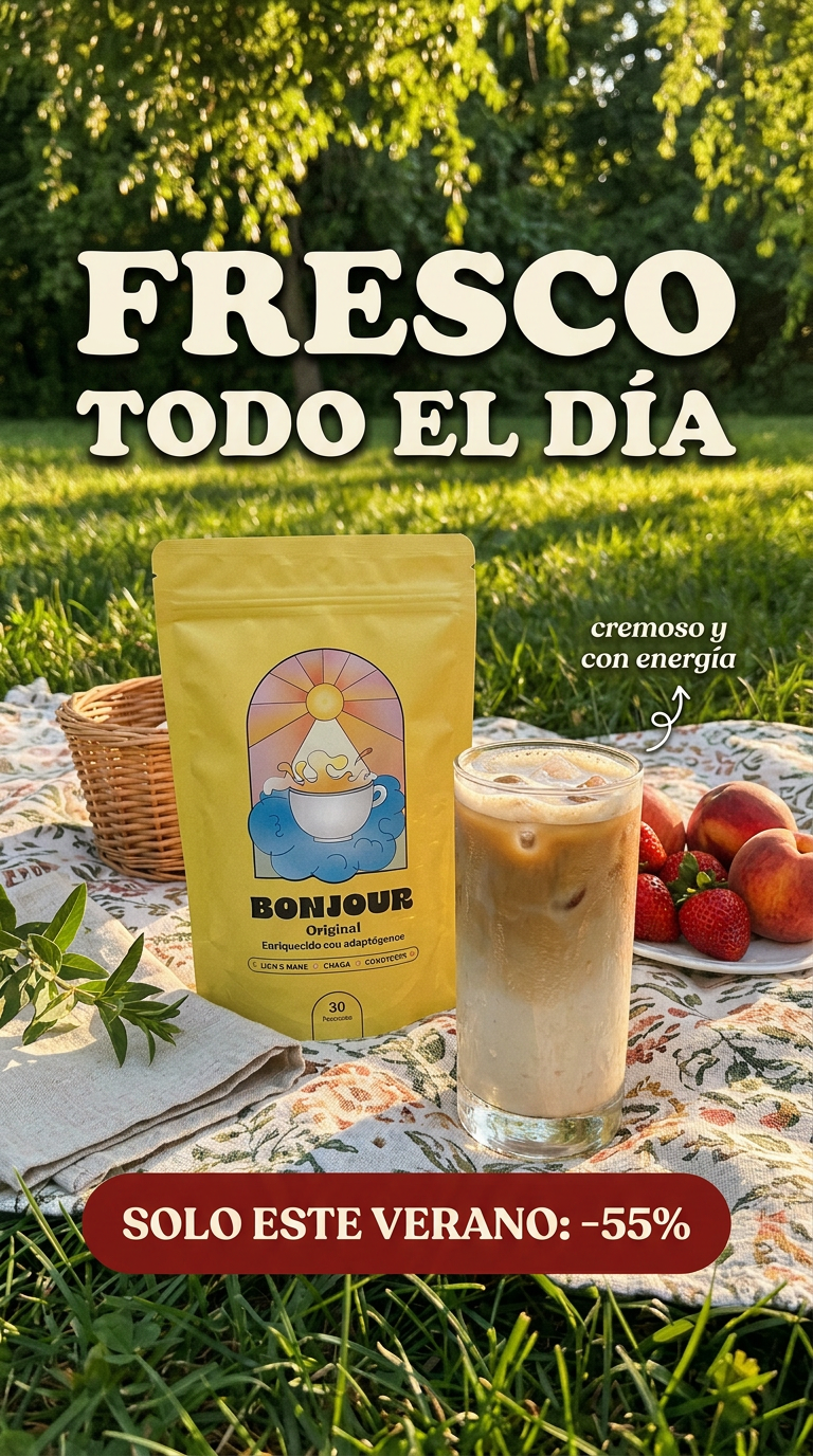 Bonjour Facebook ad: 55% OFF + ¡¡3 regalos!