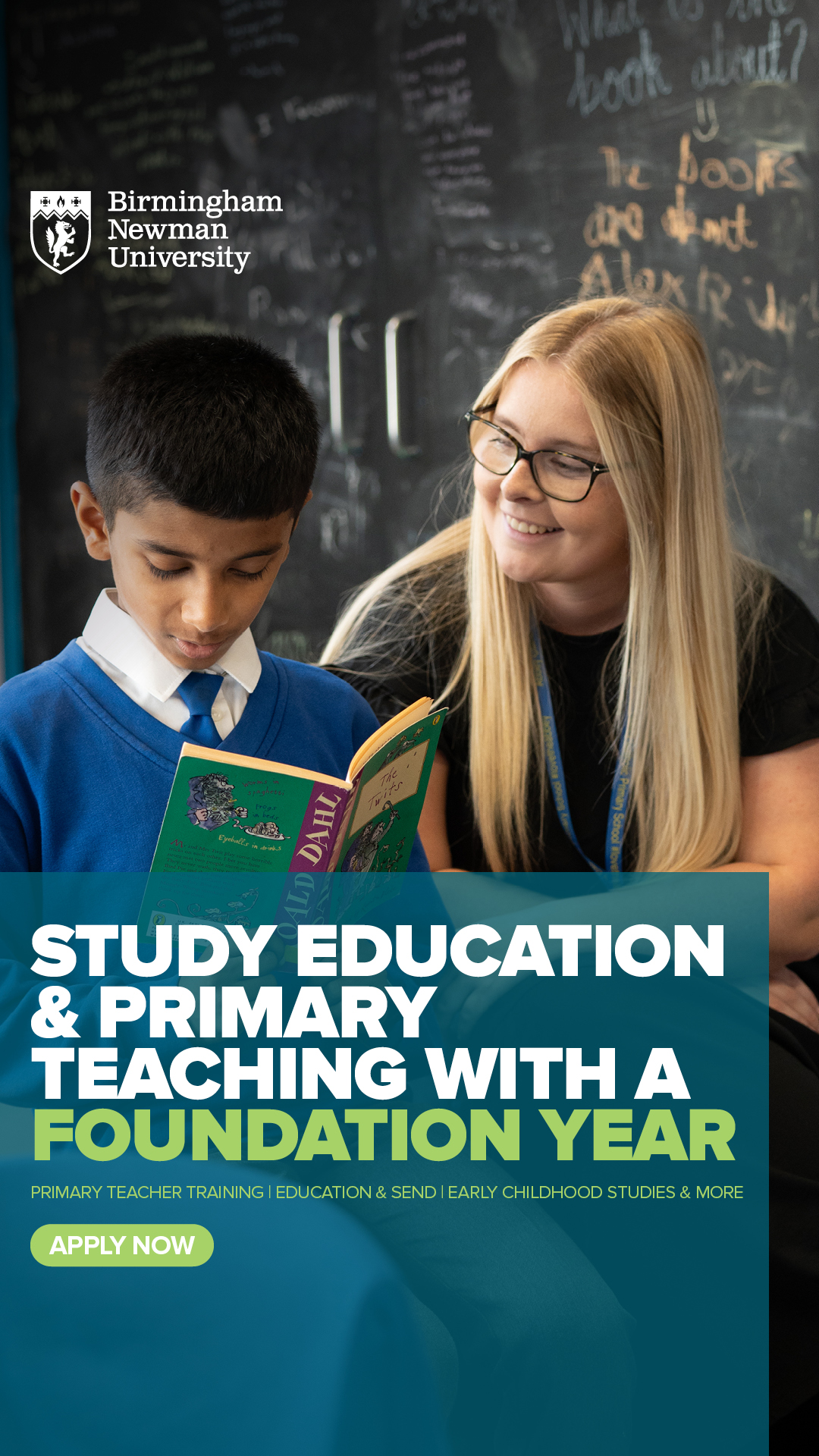 Birmingham Newman University Facebook ad