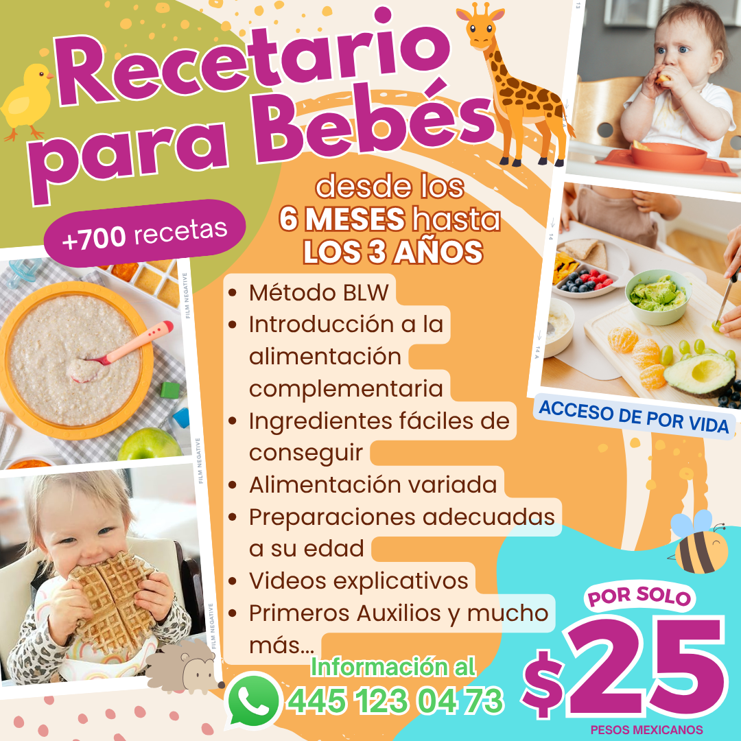 Morera Facebook ad: RECETARIO PARA BEBÉS