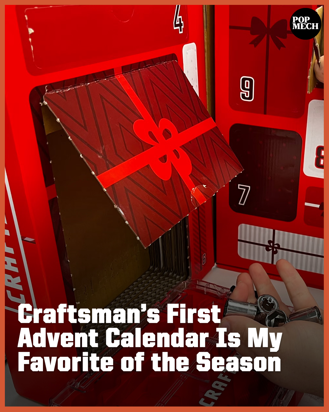 Popular Mechanics Facebook ad: Craftsman's First Advent Calendar Packs $200 Worth of…