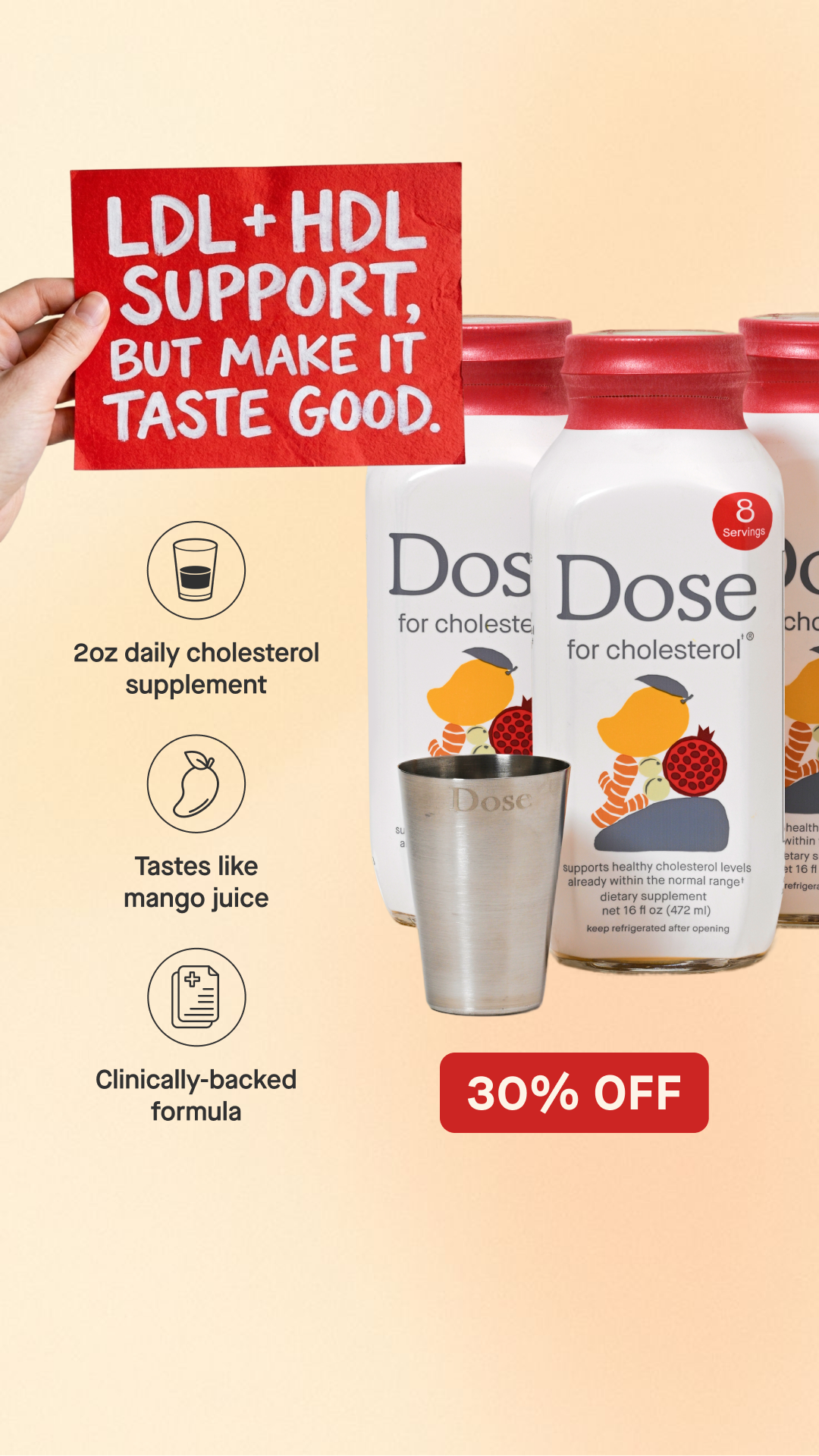 Dose for Cholesterol Facebook ad