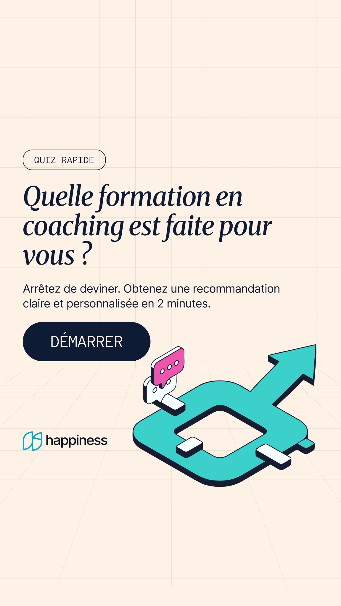 Happiness consulting & coaching Facebook ad