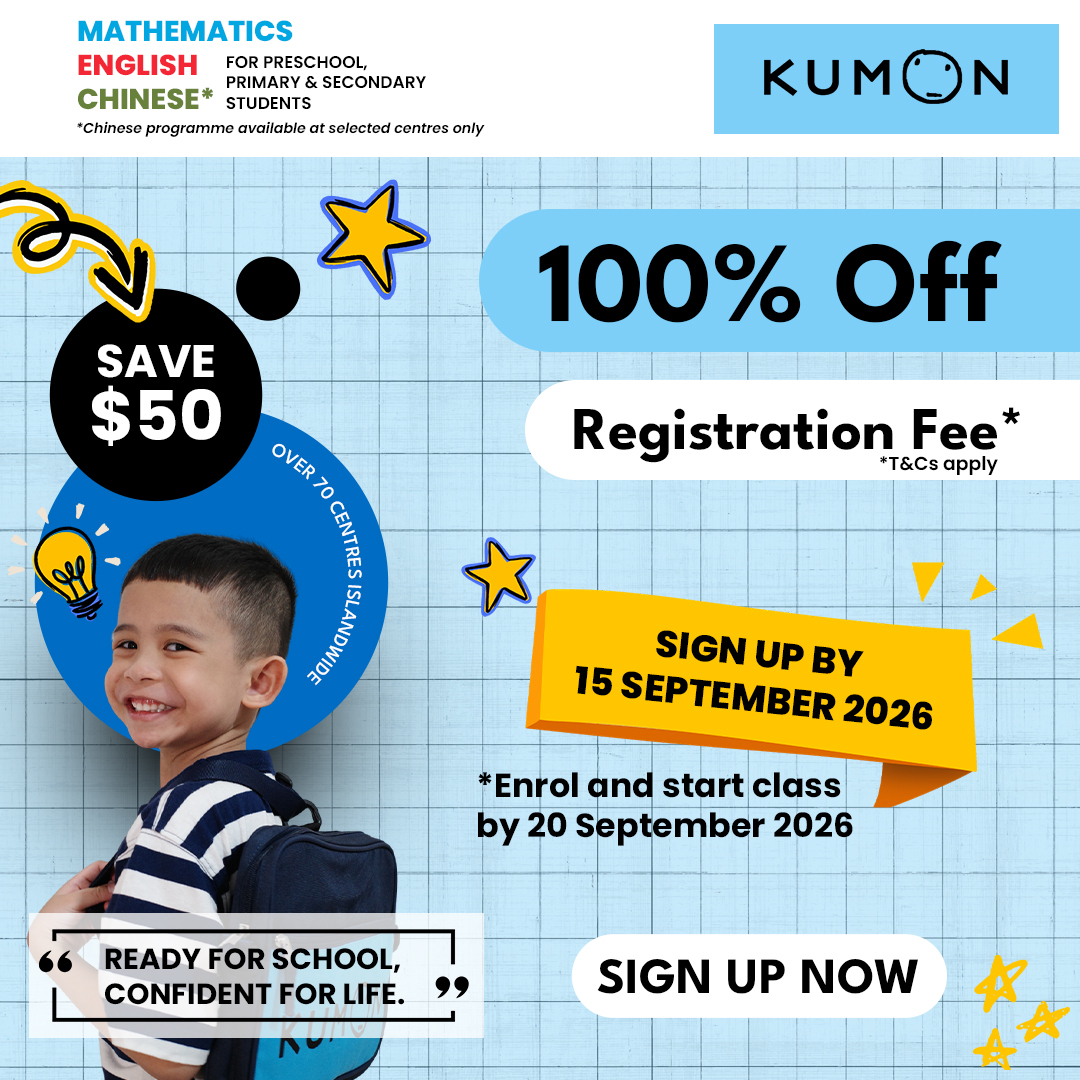 KUMON Singapore Facebook ad