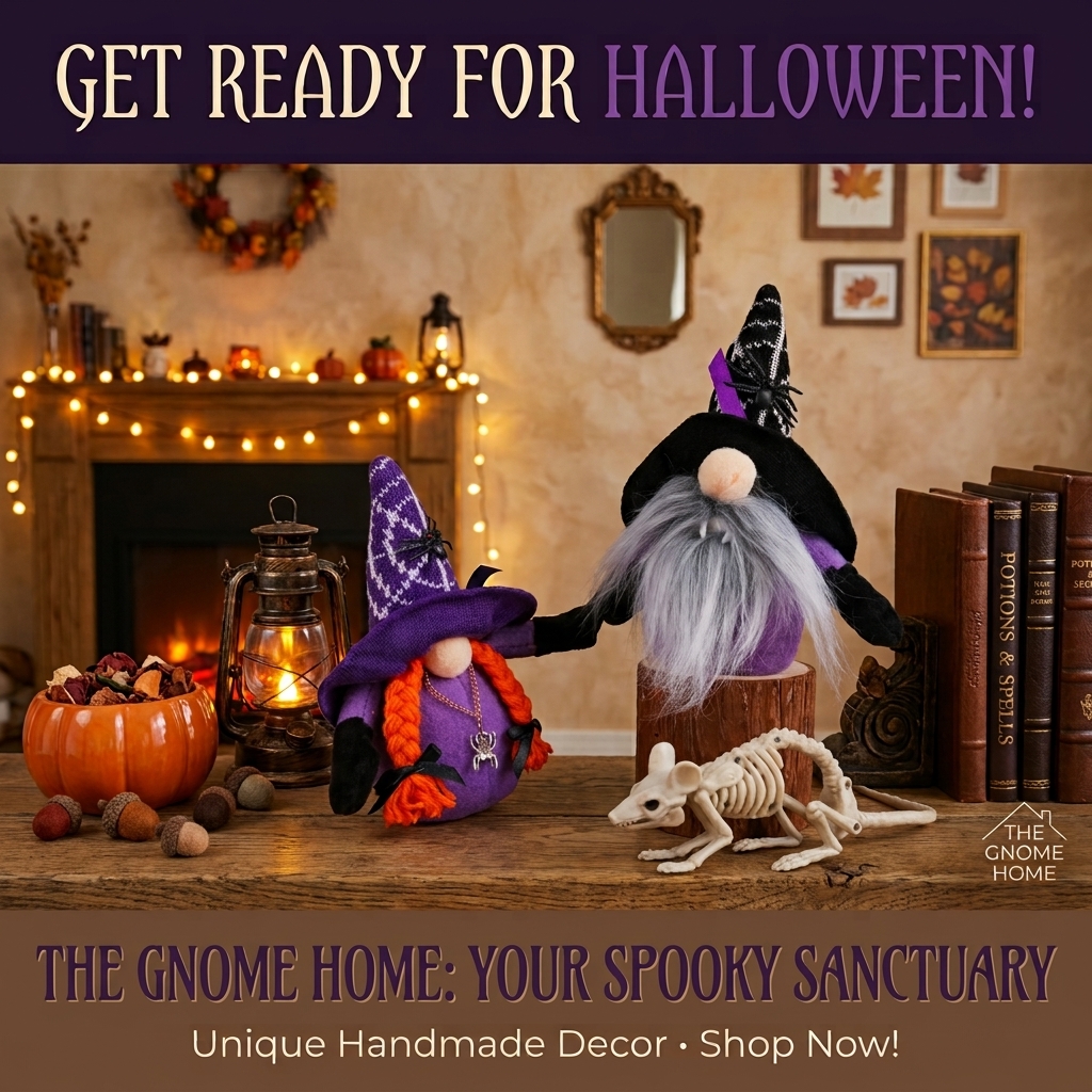 Seeroze Facebook ad: Buy the Halloween Gnome Set & Get a SURPRISE Gnome FREE!