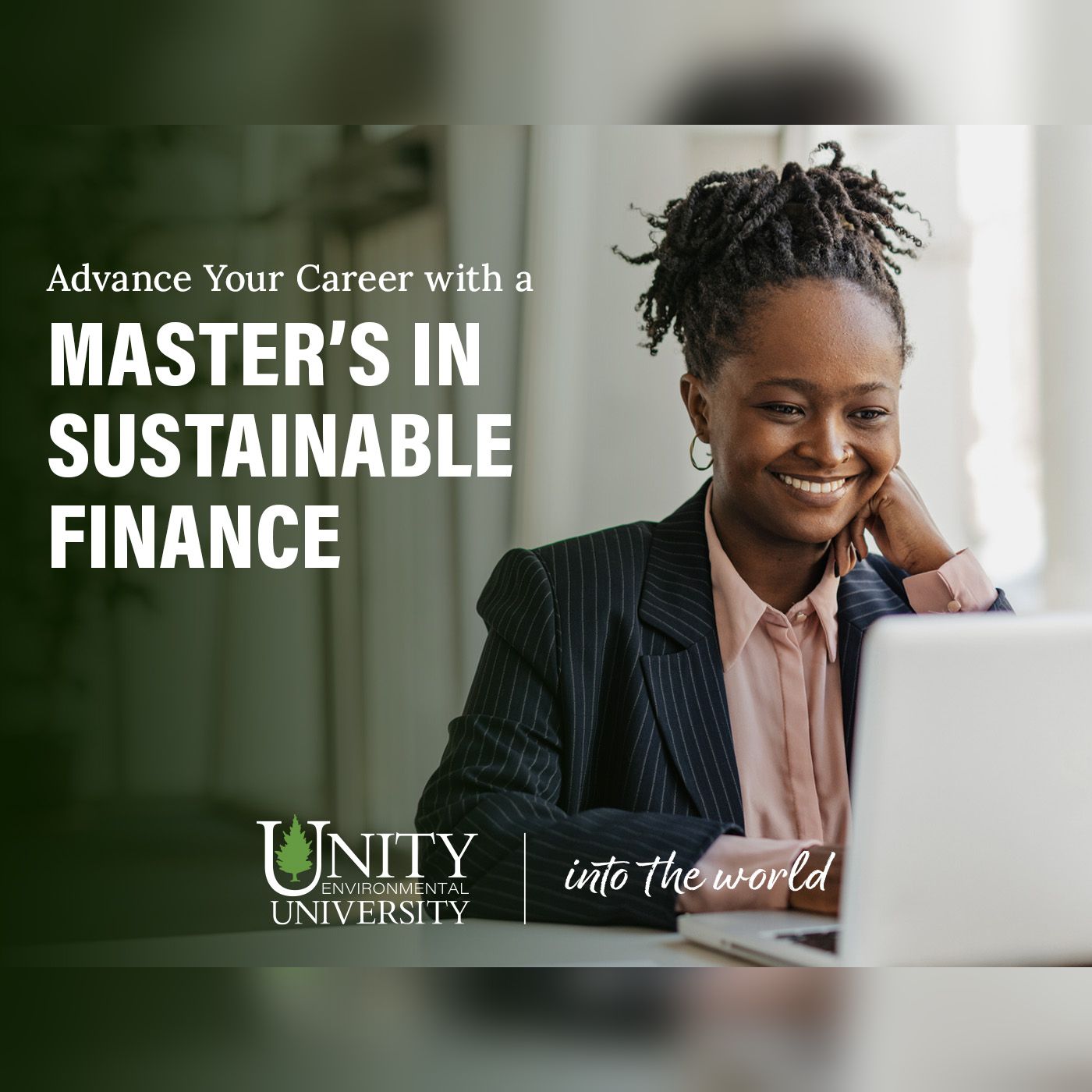 Unity Environmental University Facebook ad