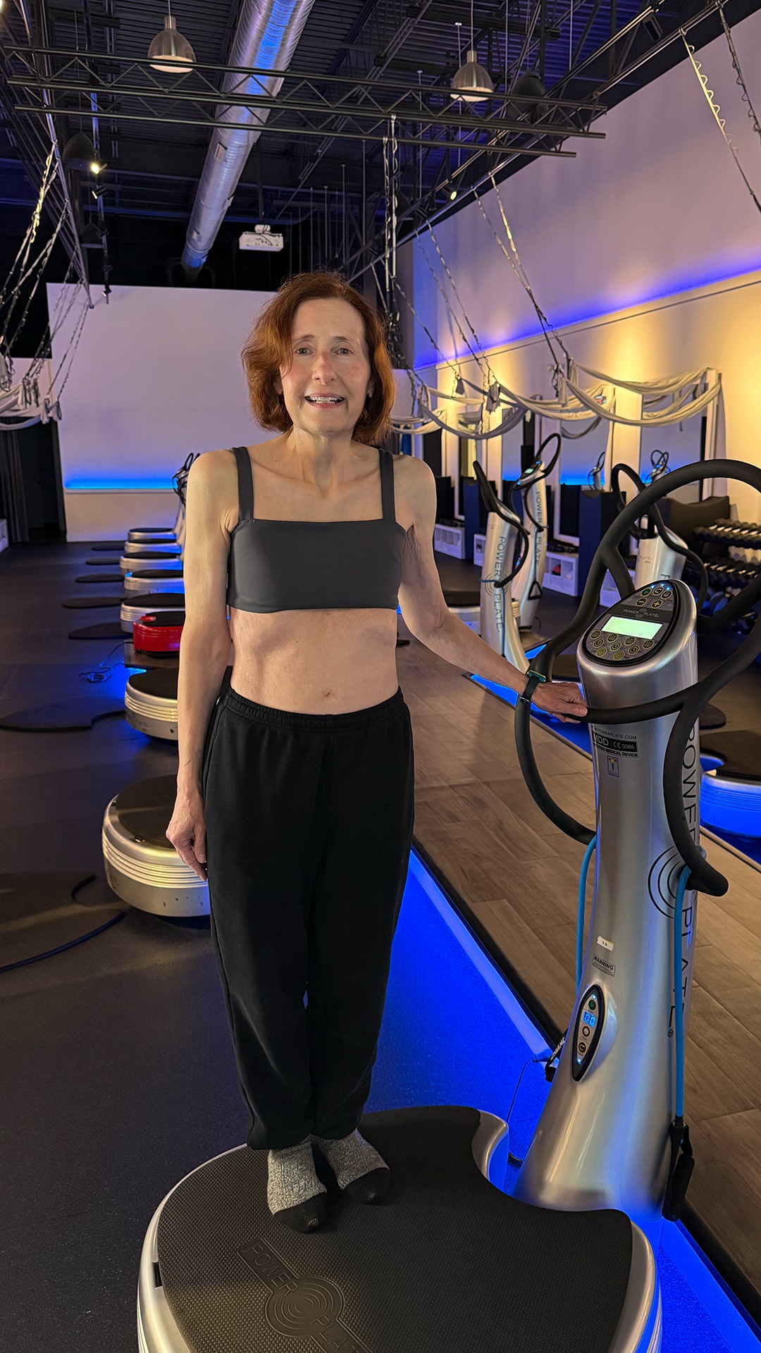 Power Plate Beauty & Wellness Facebook ad: Real strength is showing up, even on the…
