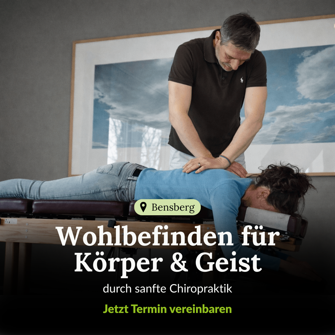Chirobensberg Facebook ad: Schluss mit Schmerzen. Zeit fürs Leben.