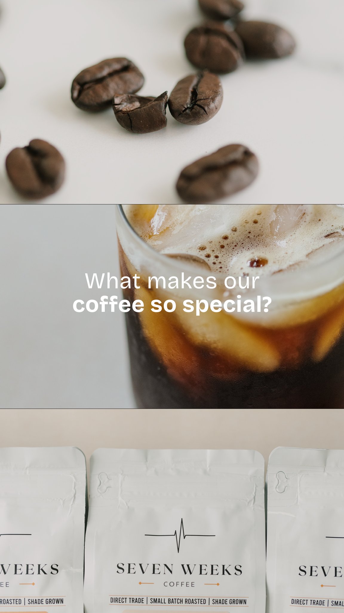 Seven Weeks Coffee Facebook ad