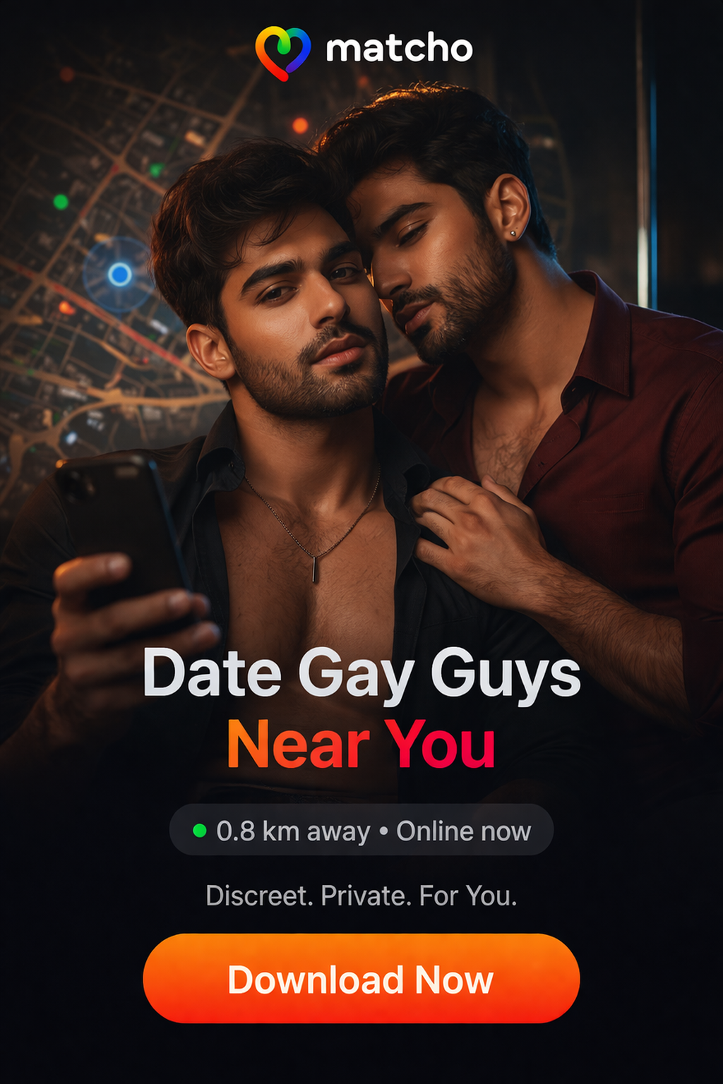 Matcho Facebook ad: Meet Now