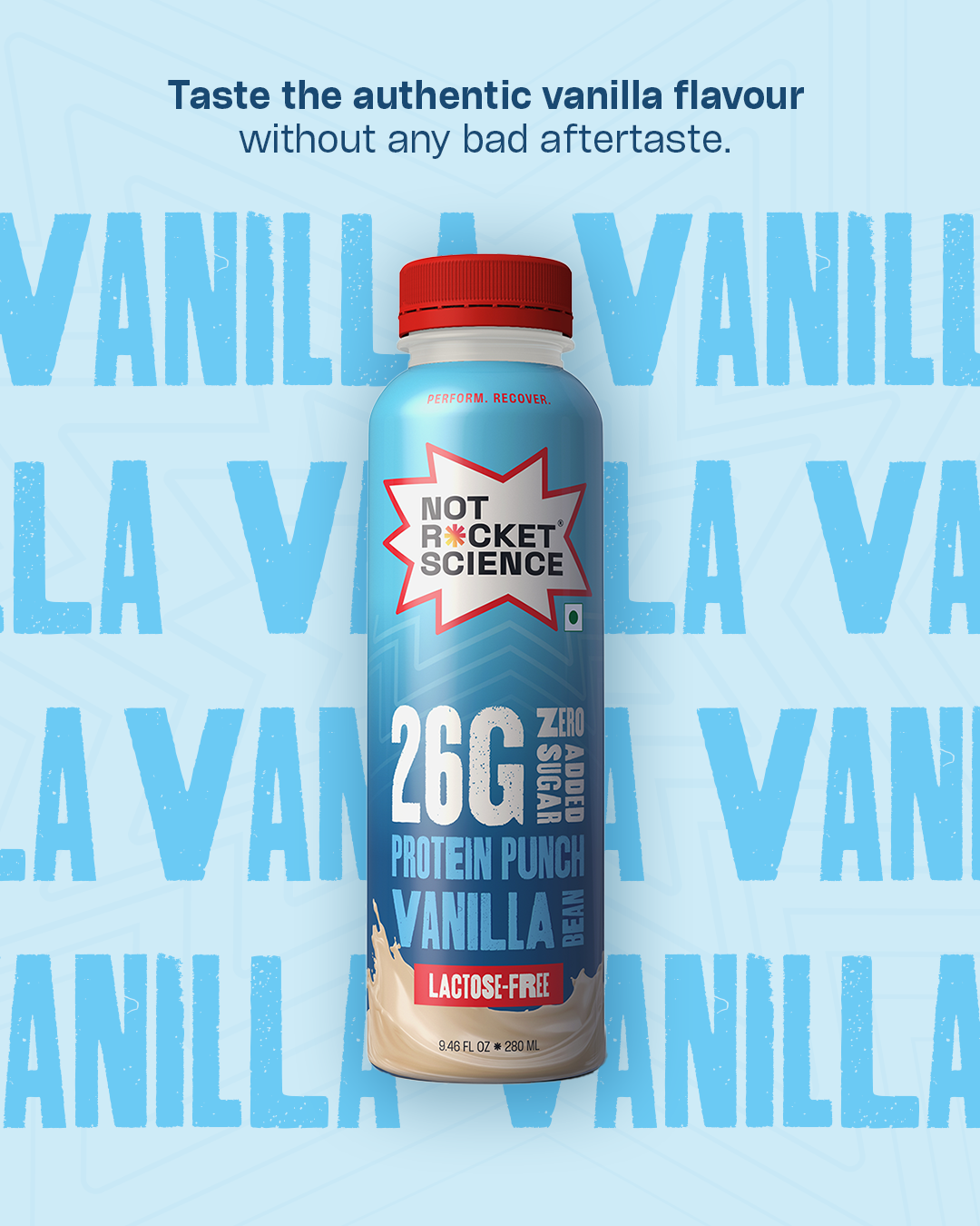 Not Rocket Science Facebook ad: Meet the smoothest Vanilla Protein Punch
