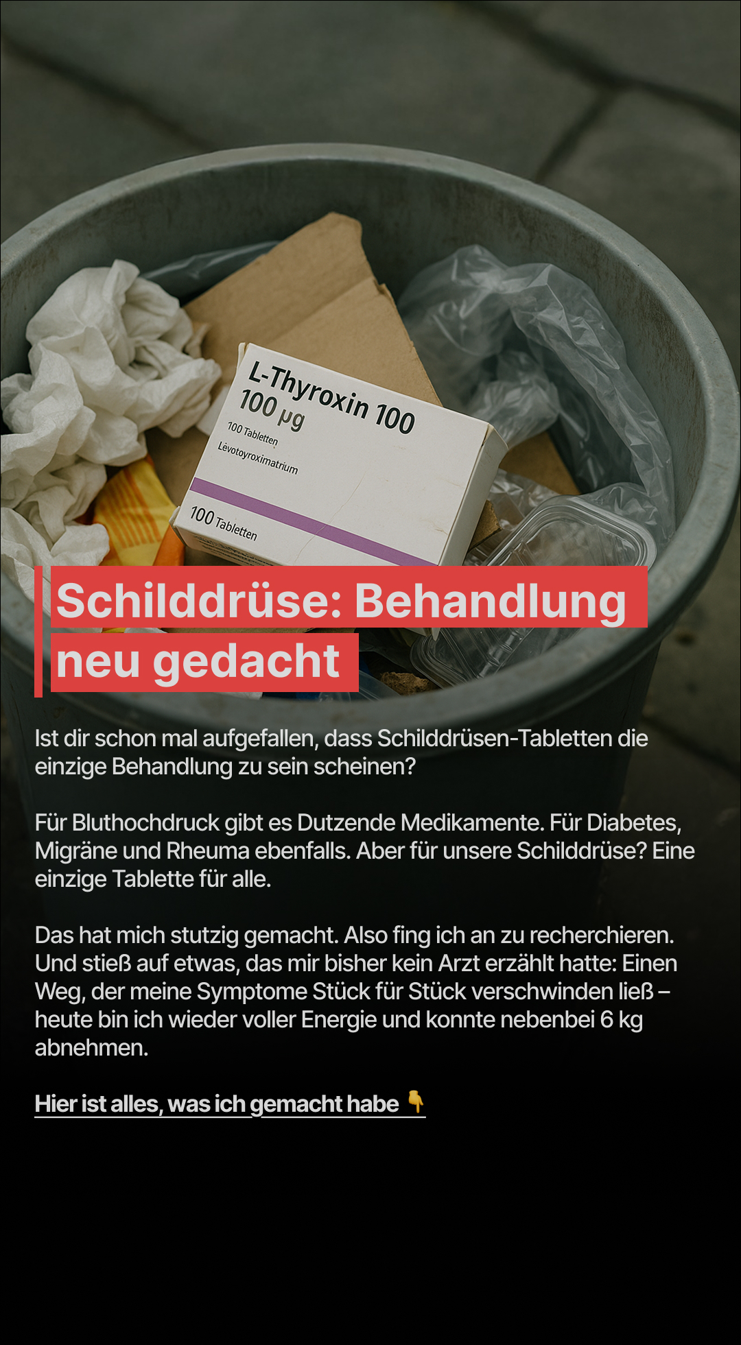 Mission Schilddrüse Facebook ad