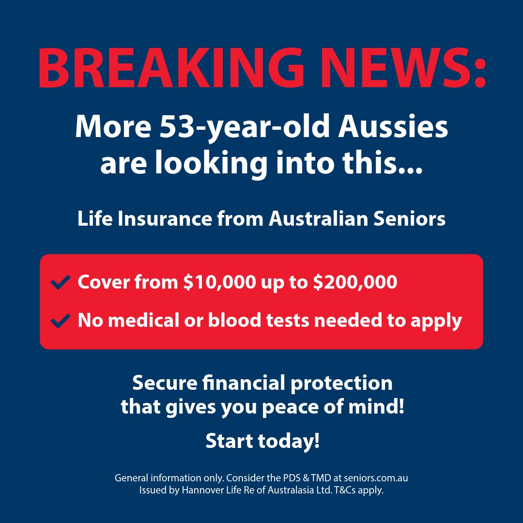 Australian Seniors Insurance Agency Facebook ad