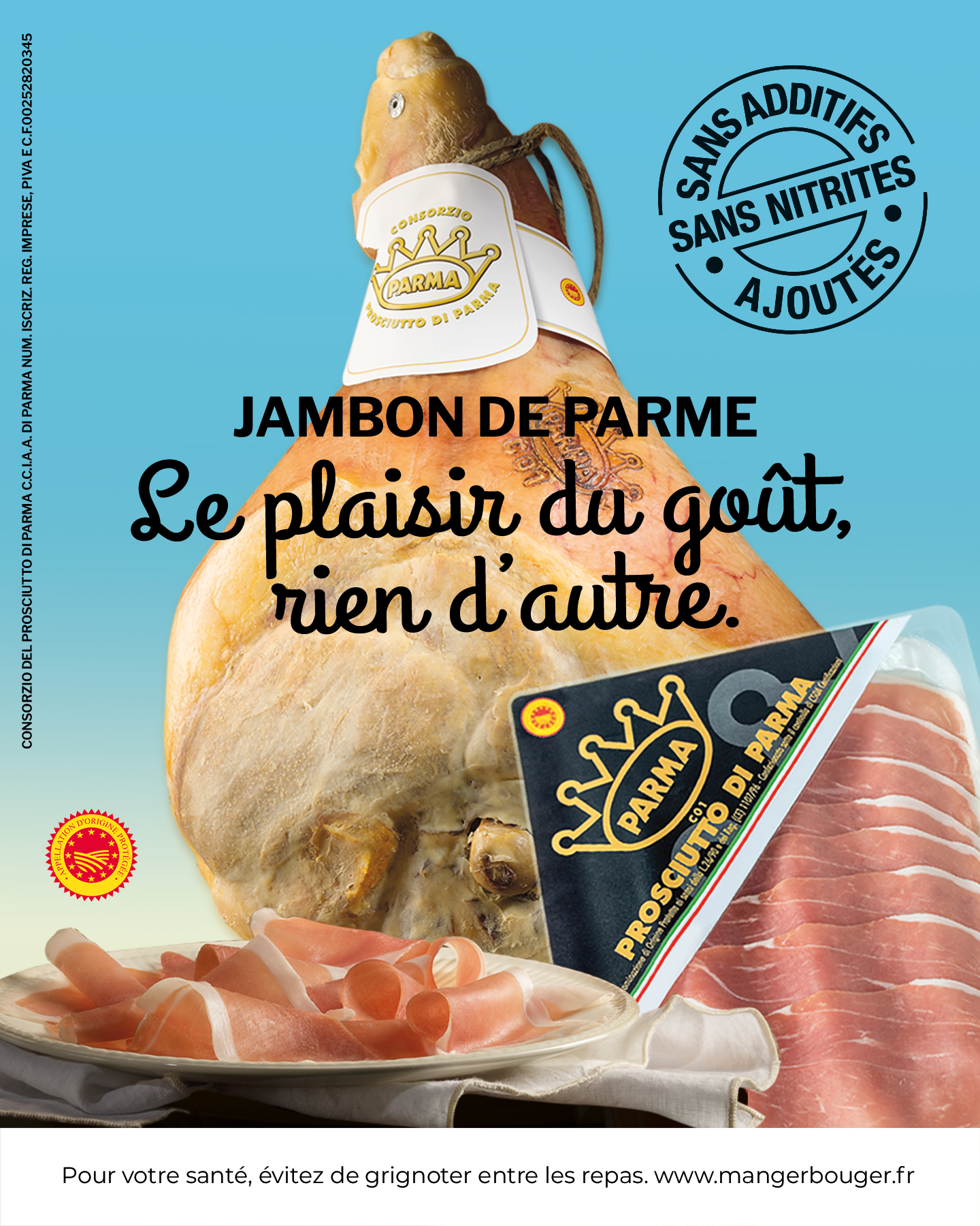 Carrefour Facebook ad: JAMBON DE PARME PROSCIUTTO DI PARMA