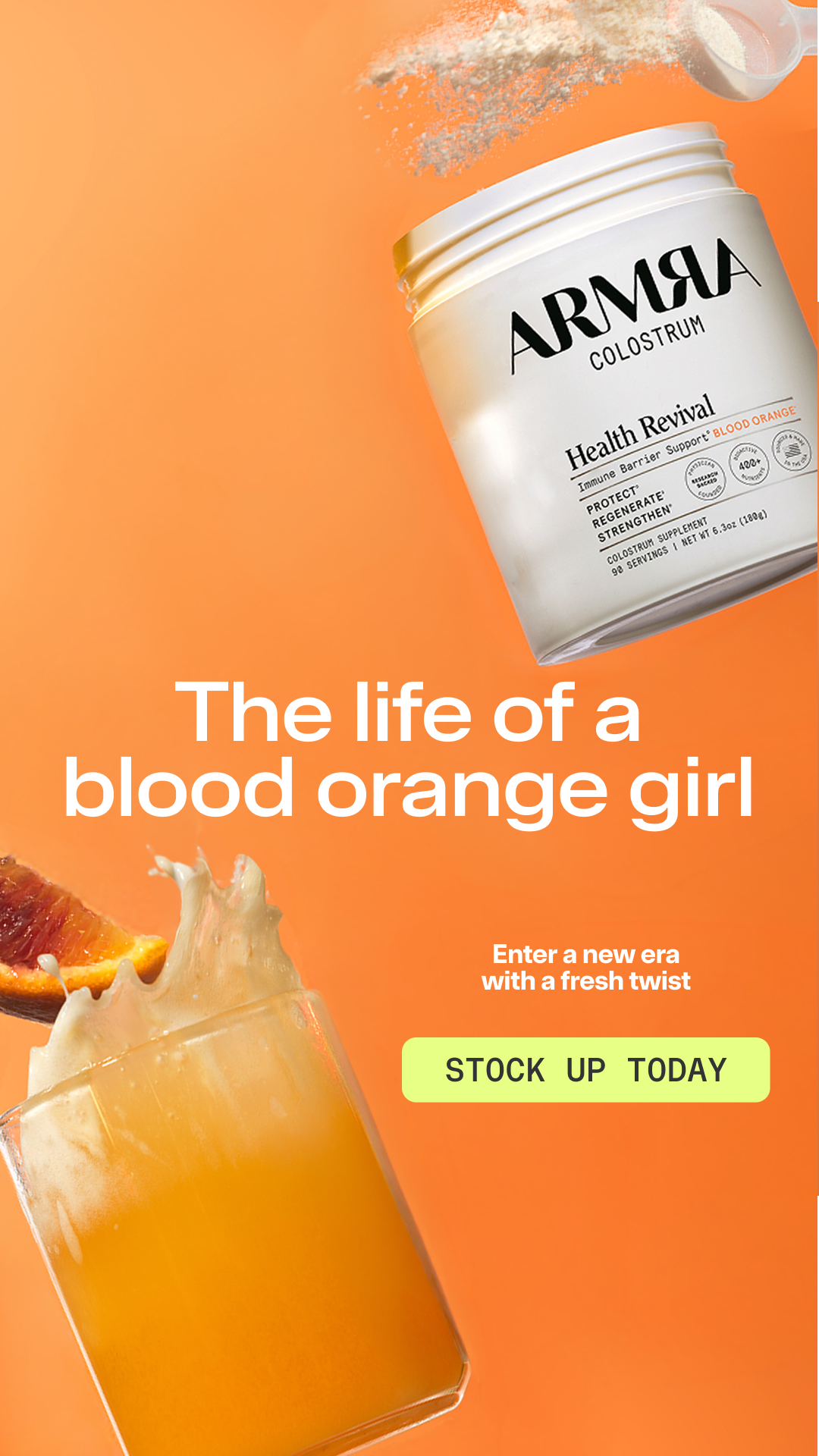 ARMRA Facebook ad
