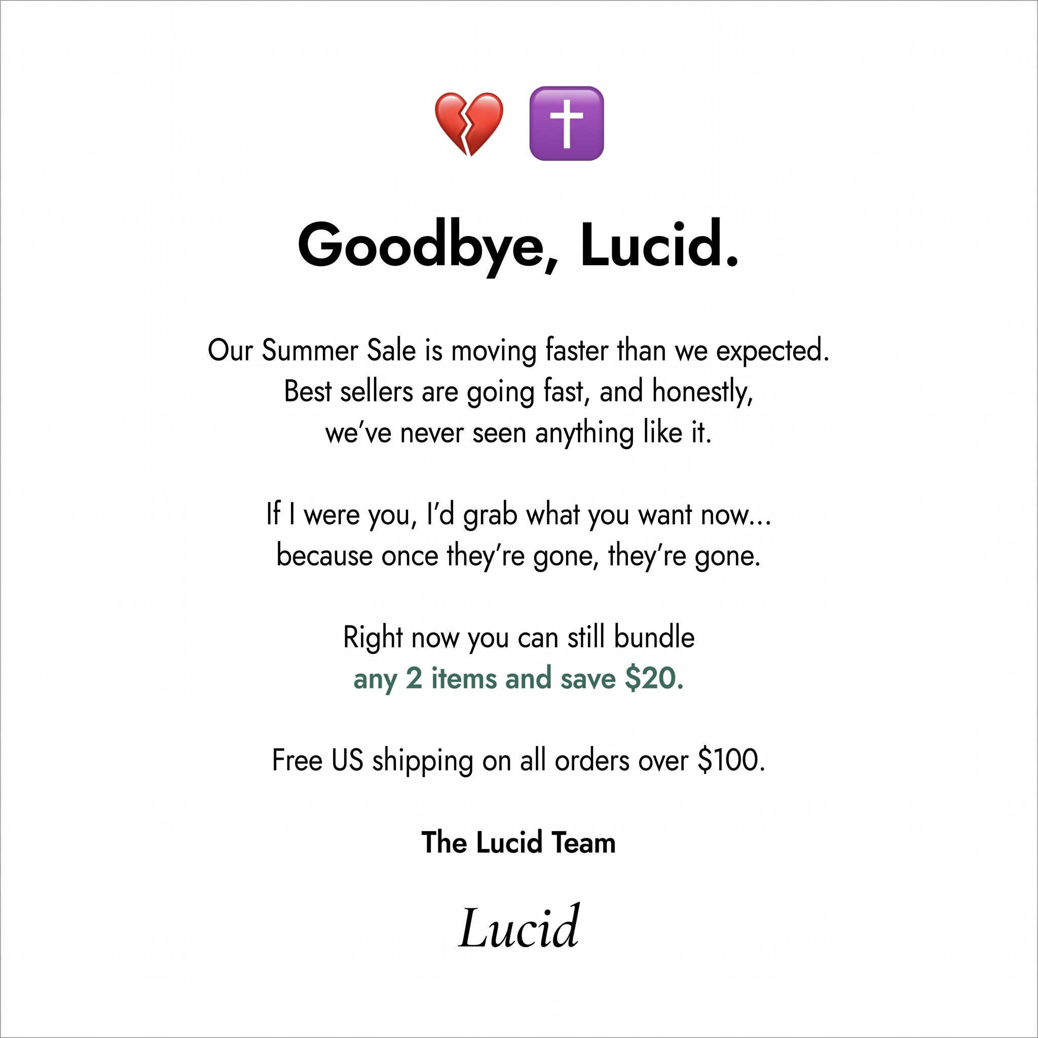 Lucid.streetware Facebook ad