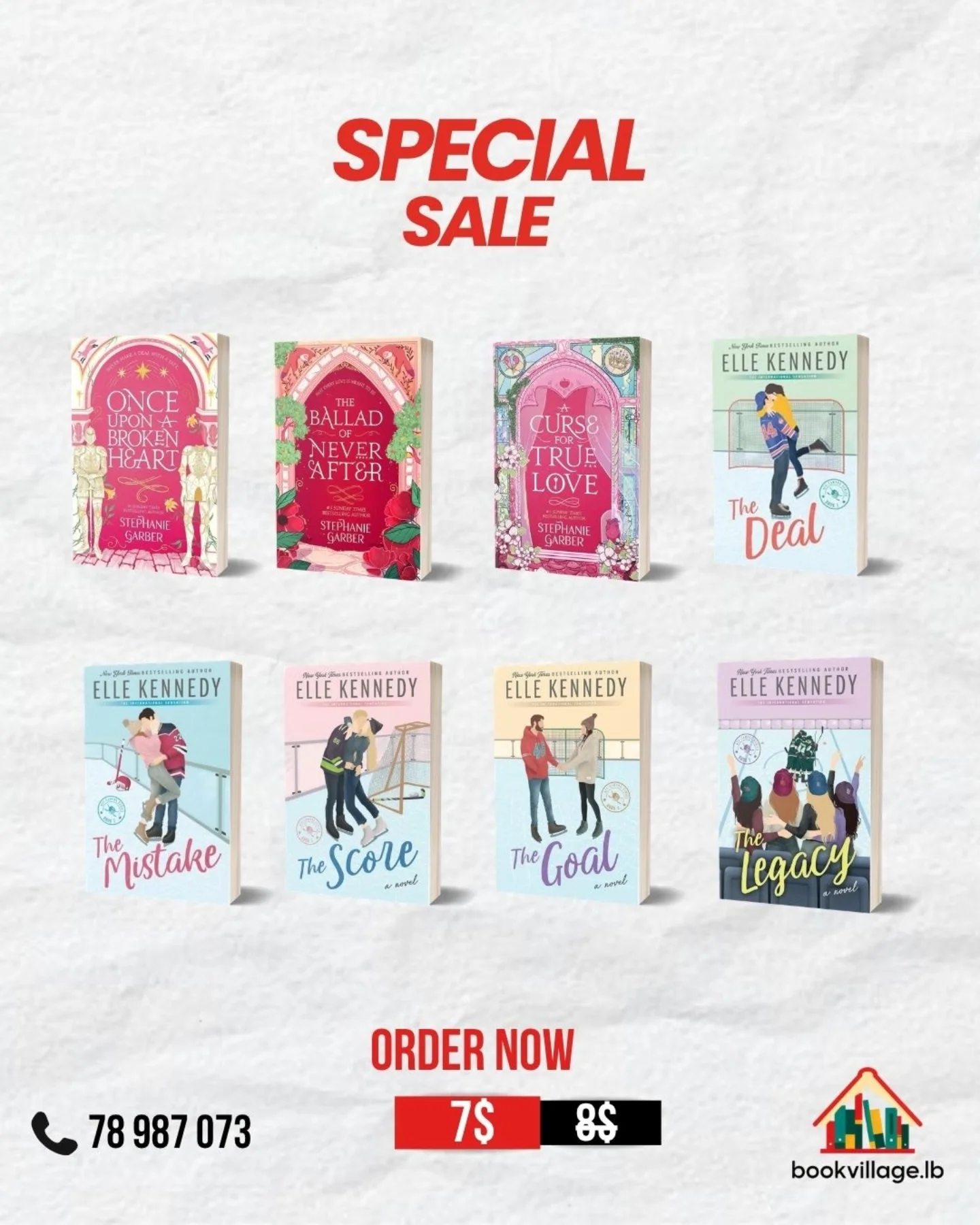bookvillage.lb Facebook ad: Enjoy our Sale and discover your next favorite…