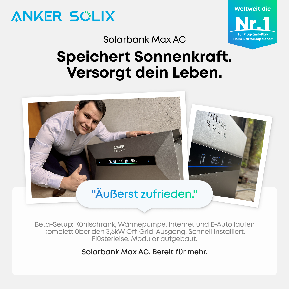Anker SOLIX Facebook ad