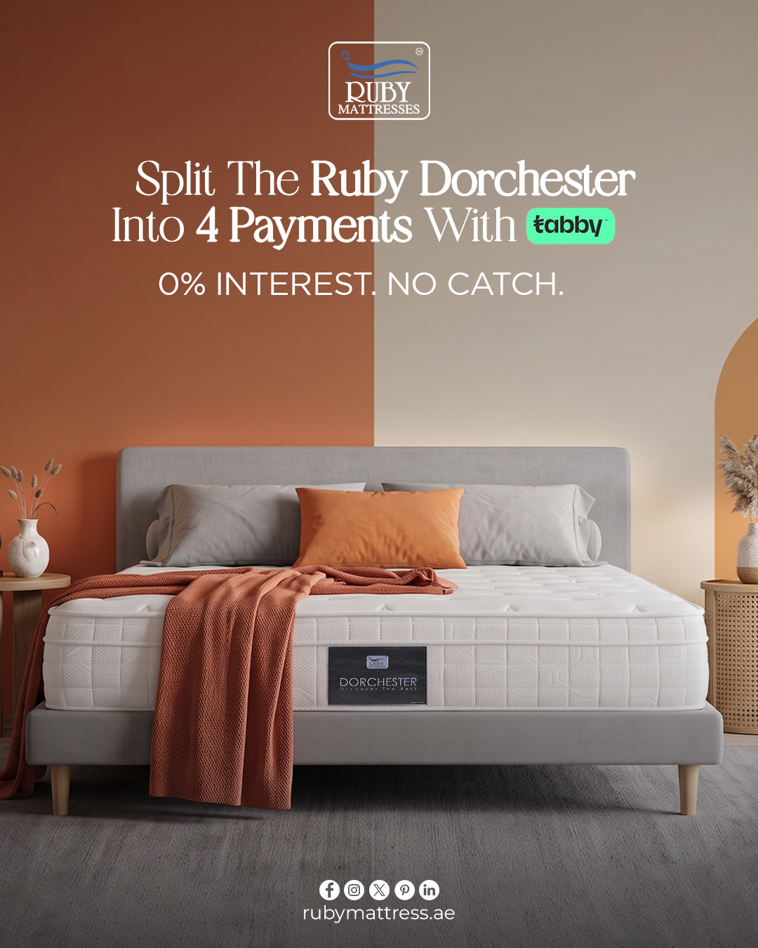 Ruby Mattresses Facebook ad