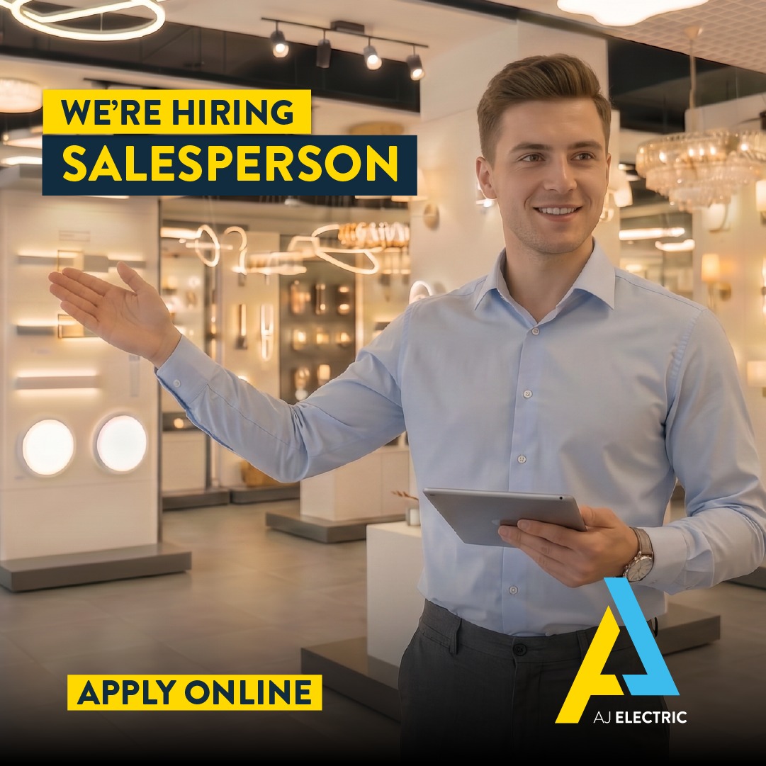 AJ Electric Facebook ad: Salesperson - AJ Electric