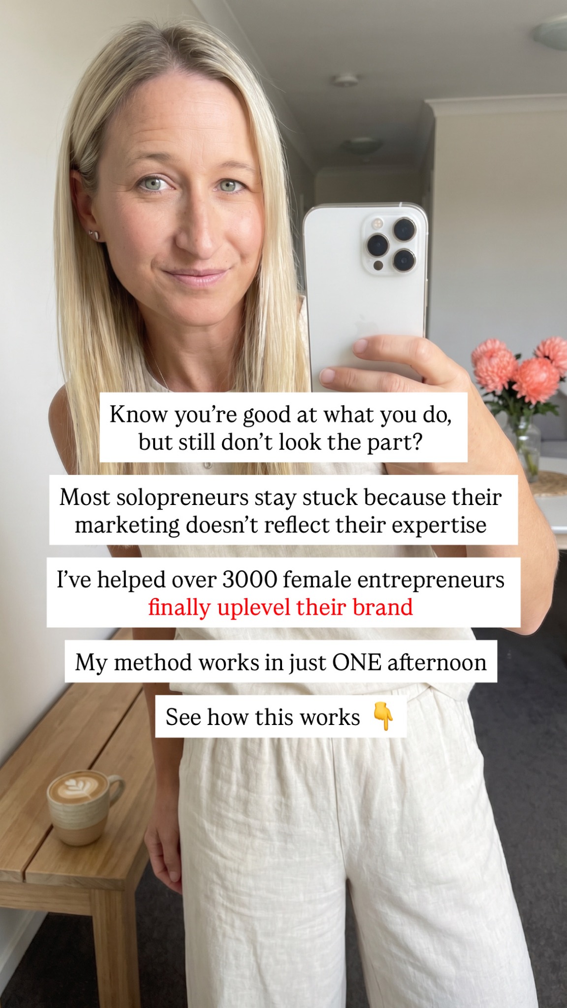 Brigette Coles Facebook ad