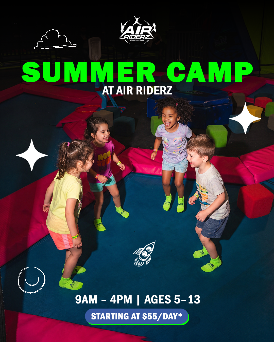 Air Riderz Adventure Park Facebook ad: Canada’s Best Summer Camp Fun