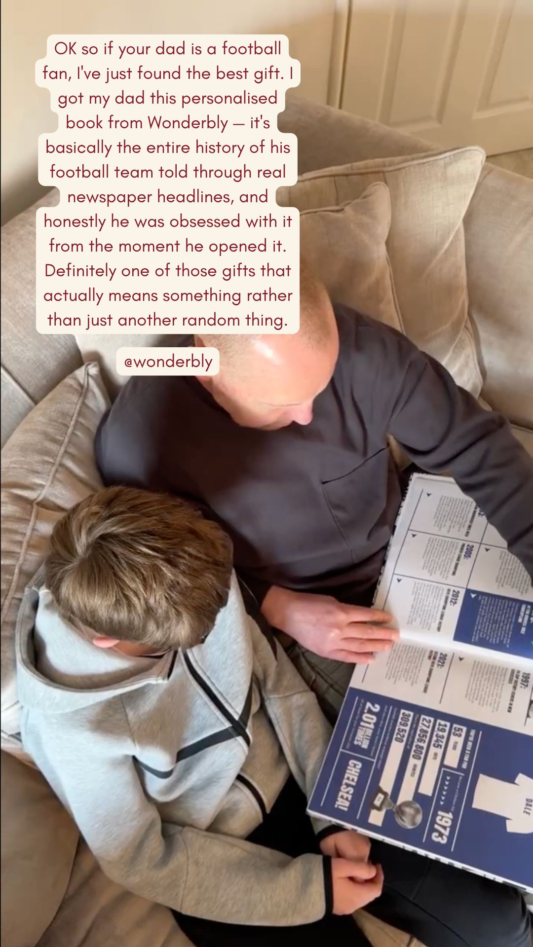 Wonderbly Facebook ad