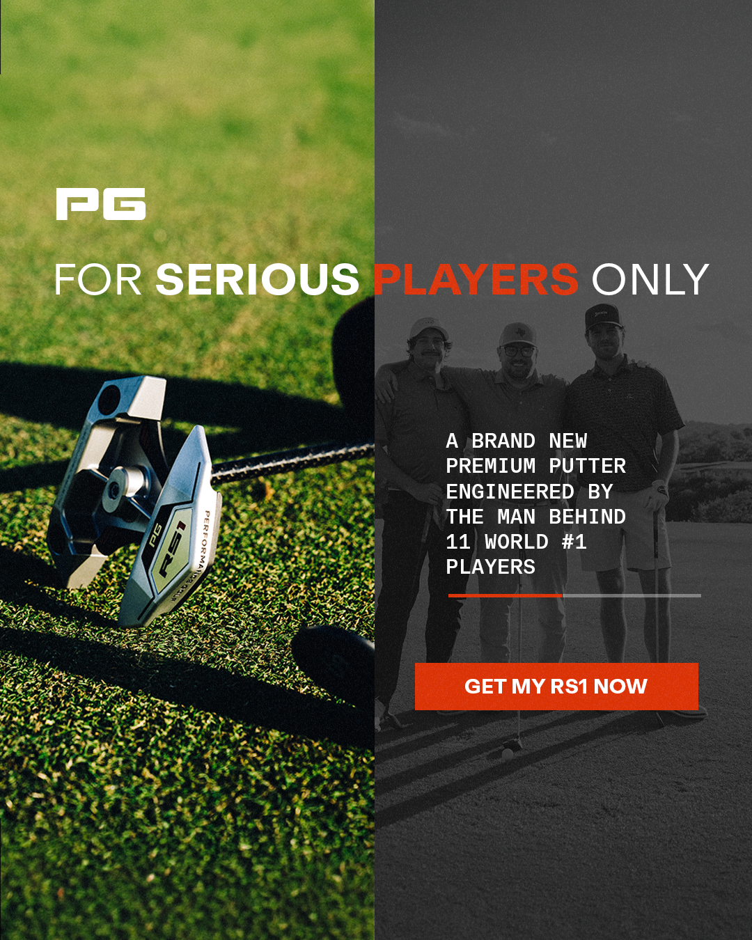 Performance Golf Facebook ad