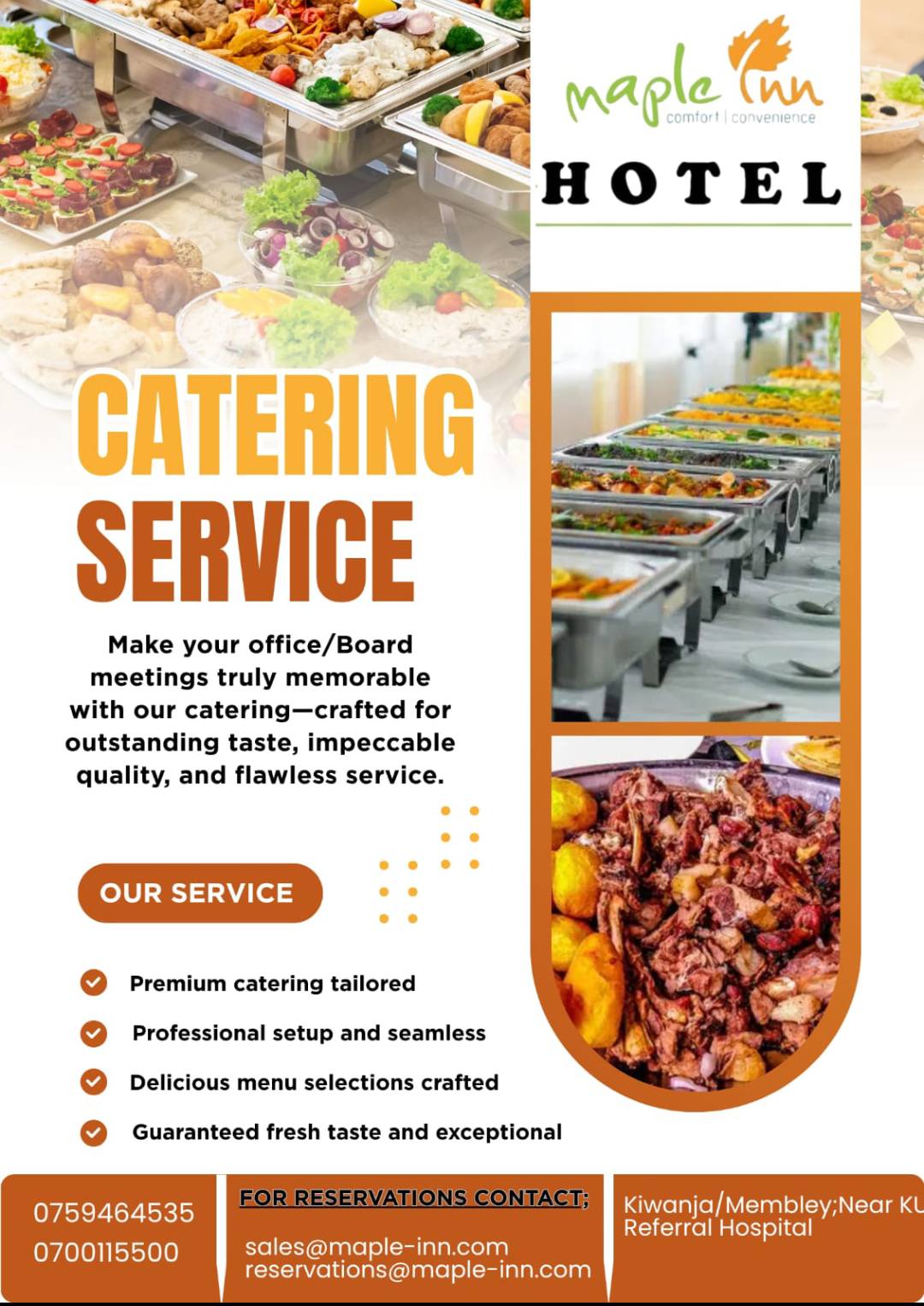 Maple Inn Nairobi Facebook ad
