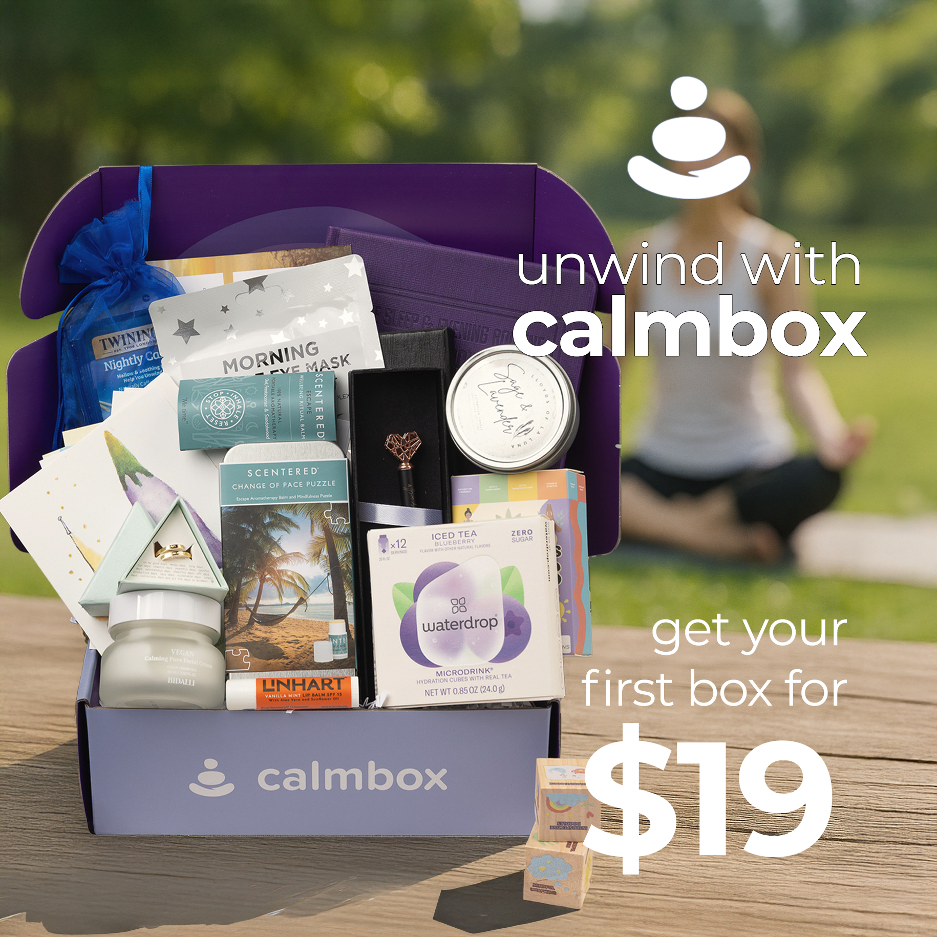 calmbox Facebook ad: Zen, delivered