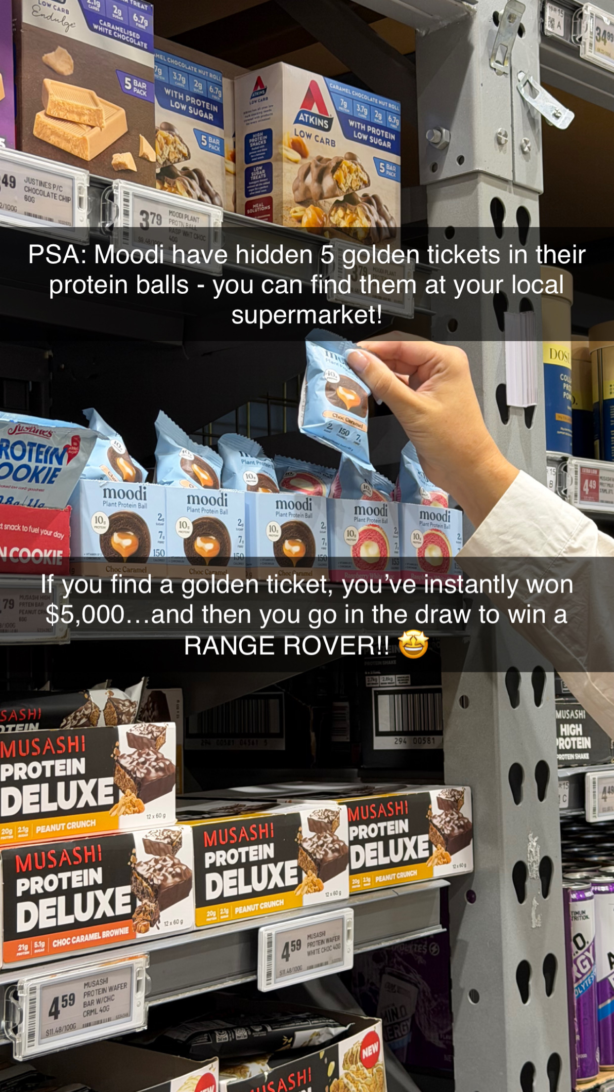 Moodi Facebook ad
