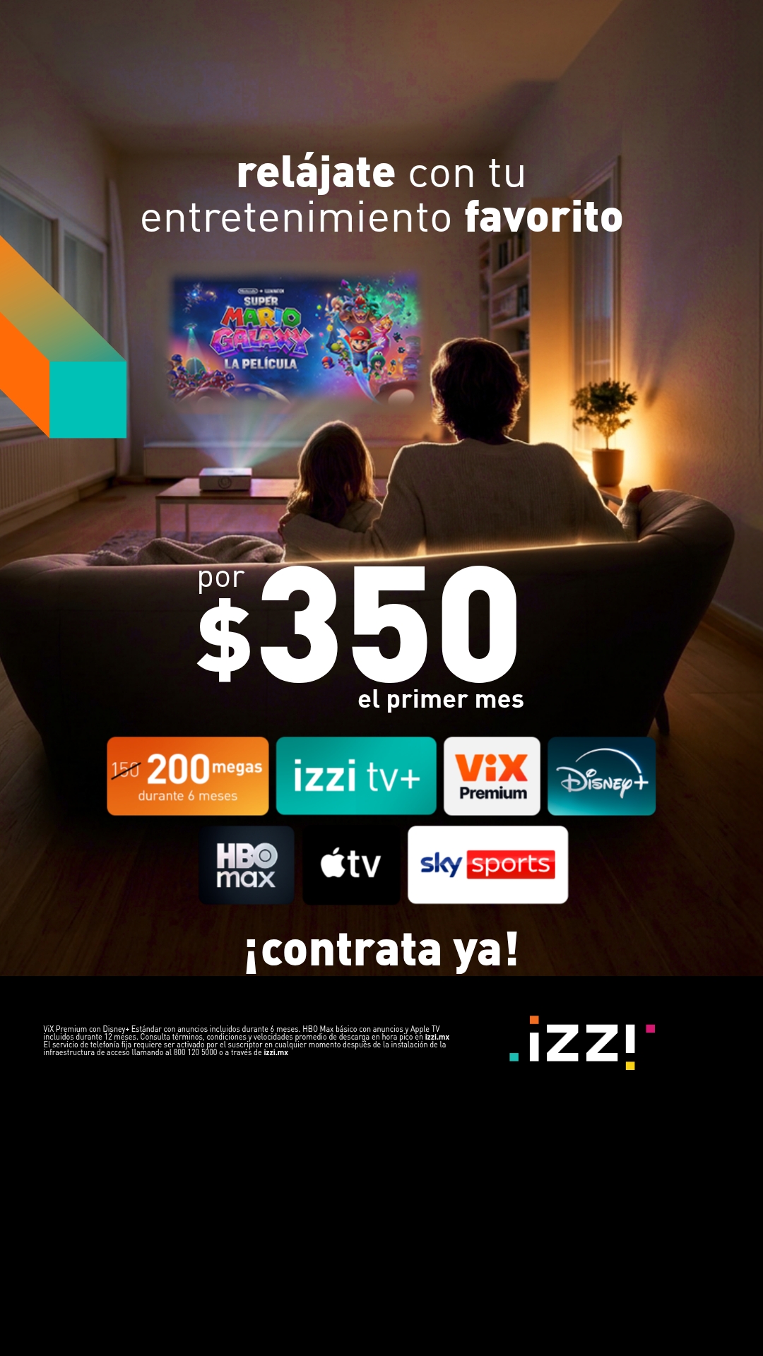 izzi telecom Facebook ad
