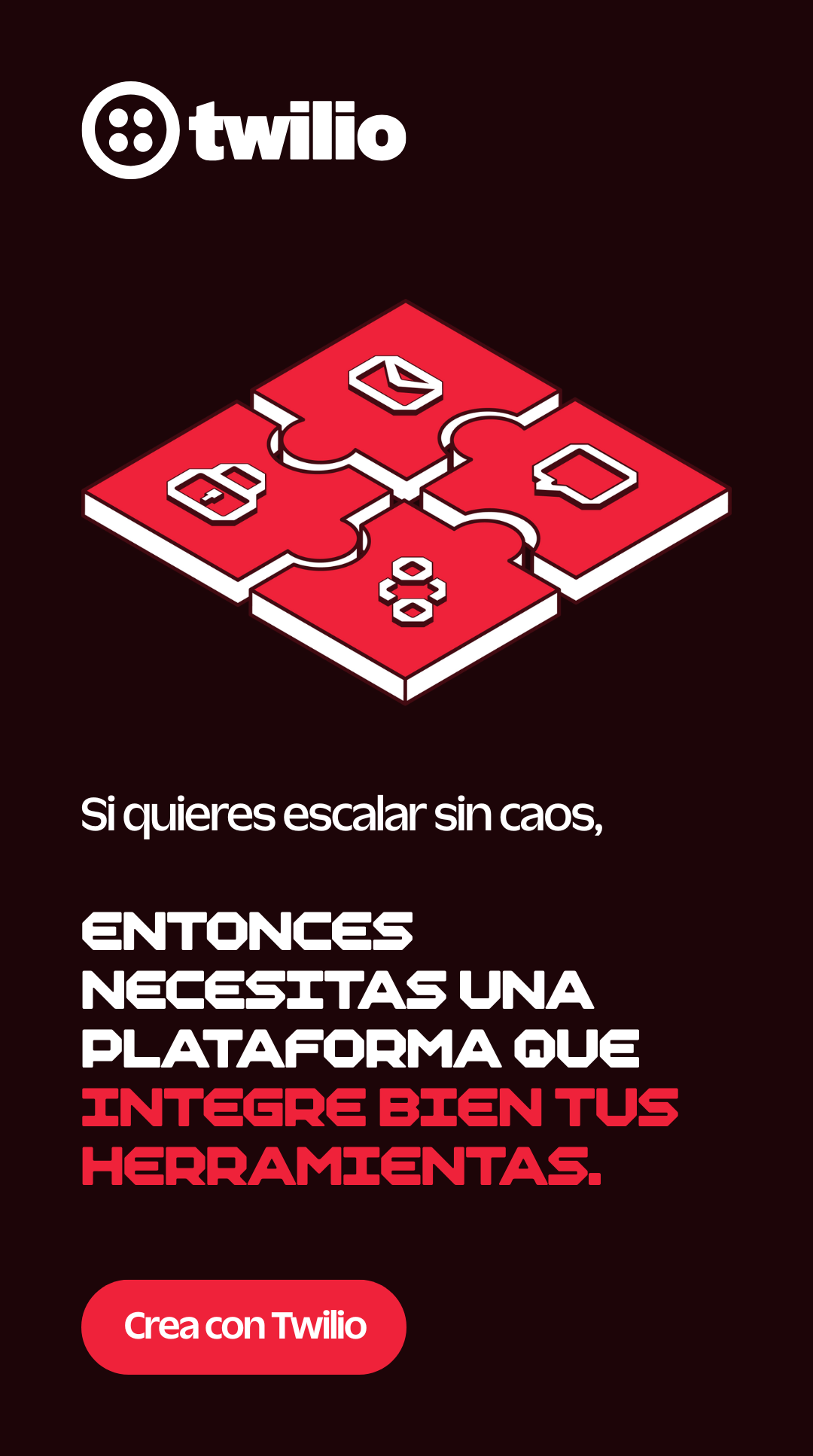 Twilio Facebook ad