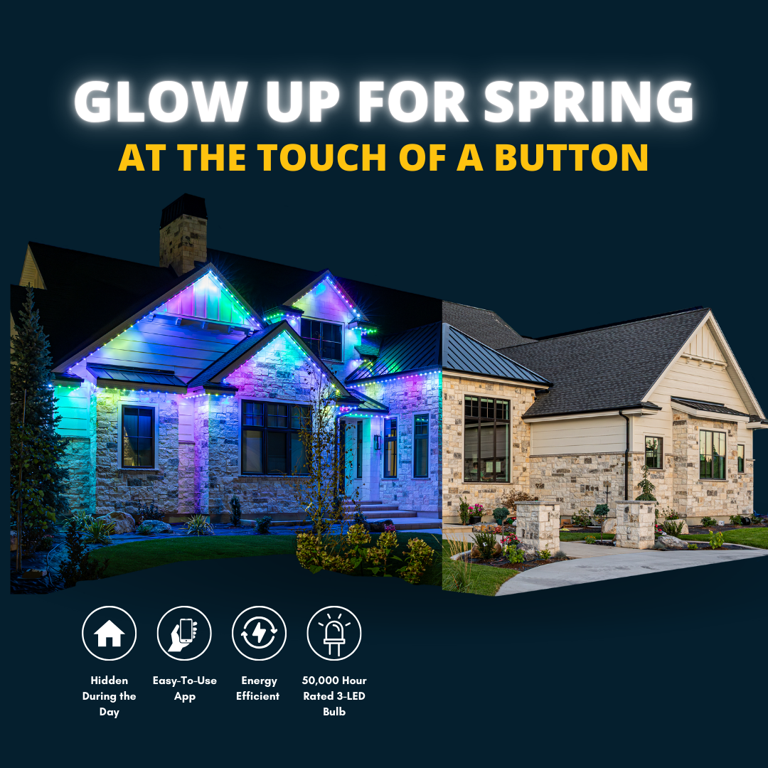 Rocky Mountain Trimlight Facebook ad: Permanent Lighting!