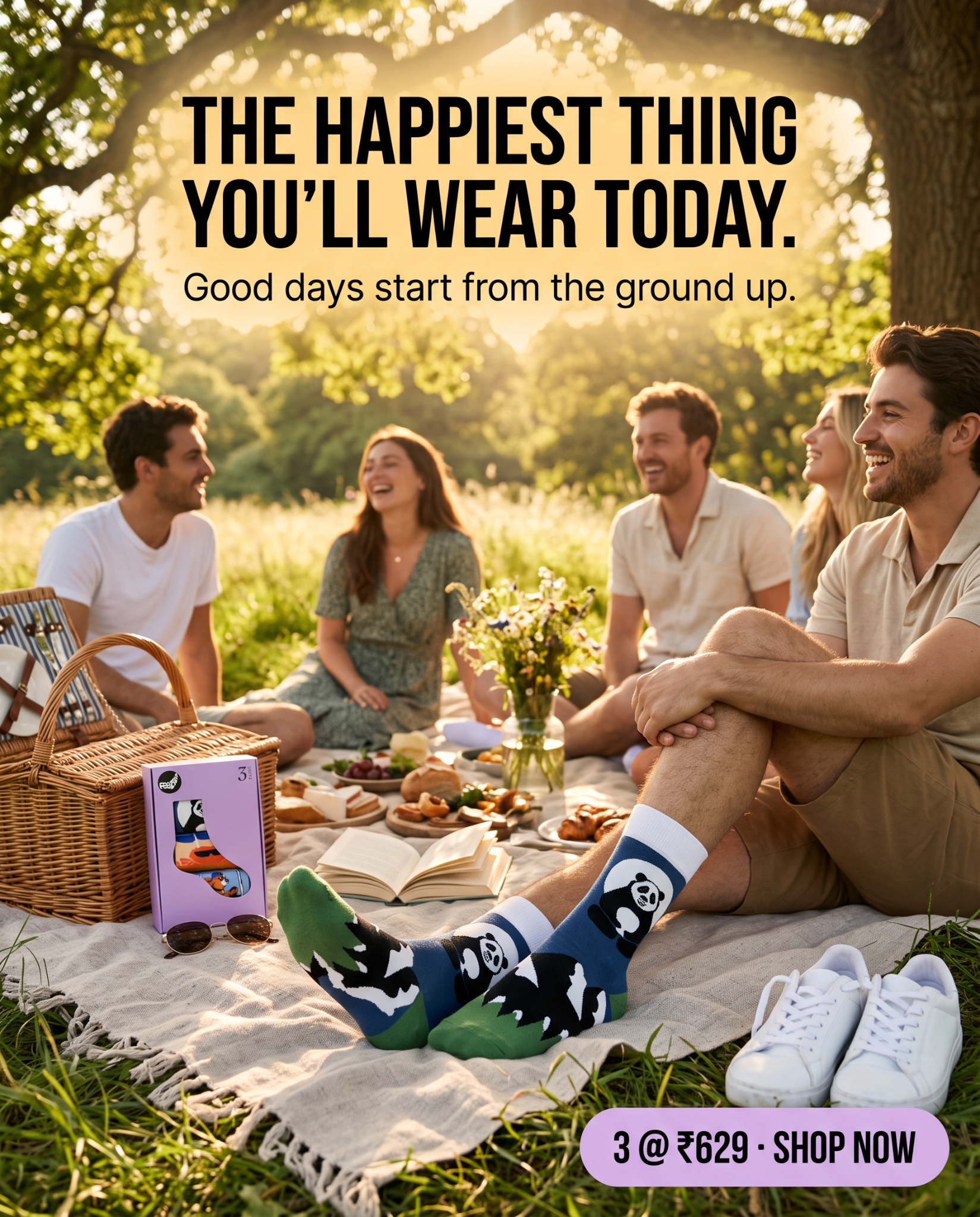 Feetishh Facebook ad: Everyday Comfort, Better