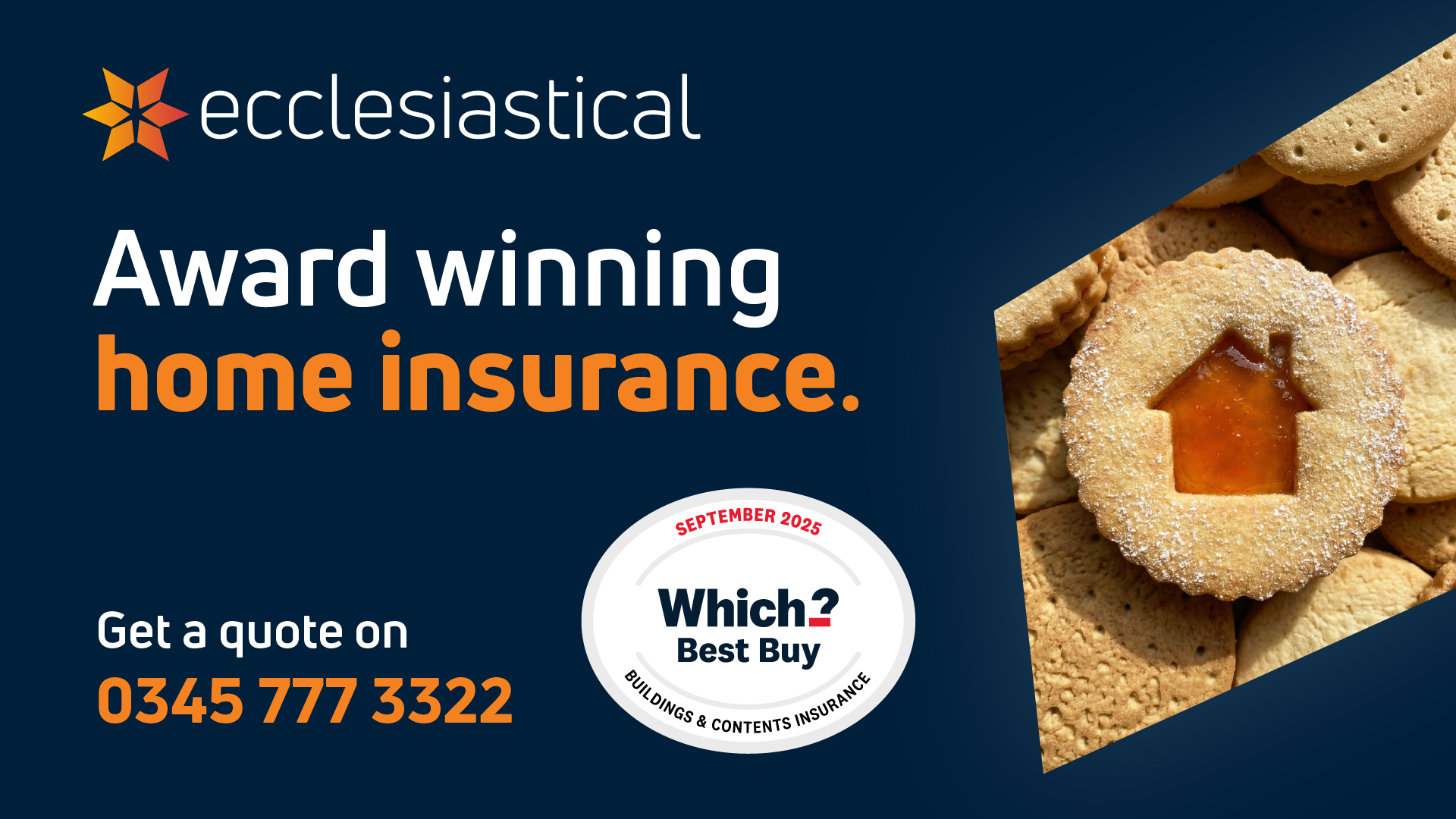 Ecclesiastical Insurance UK Facebook ad from Mar 24, 2026