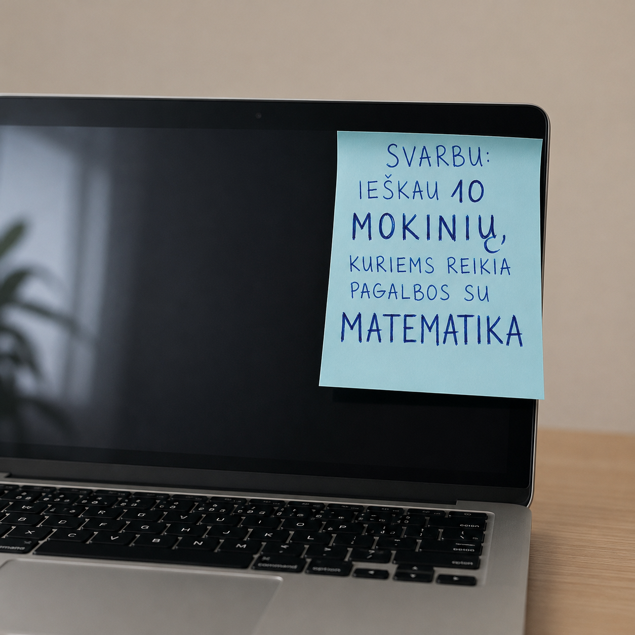 Matematikos mokytoja Silvija Facebook ad