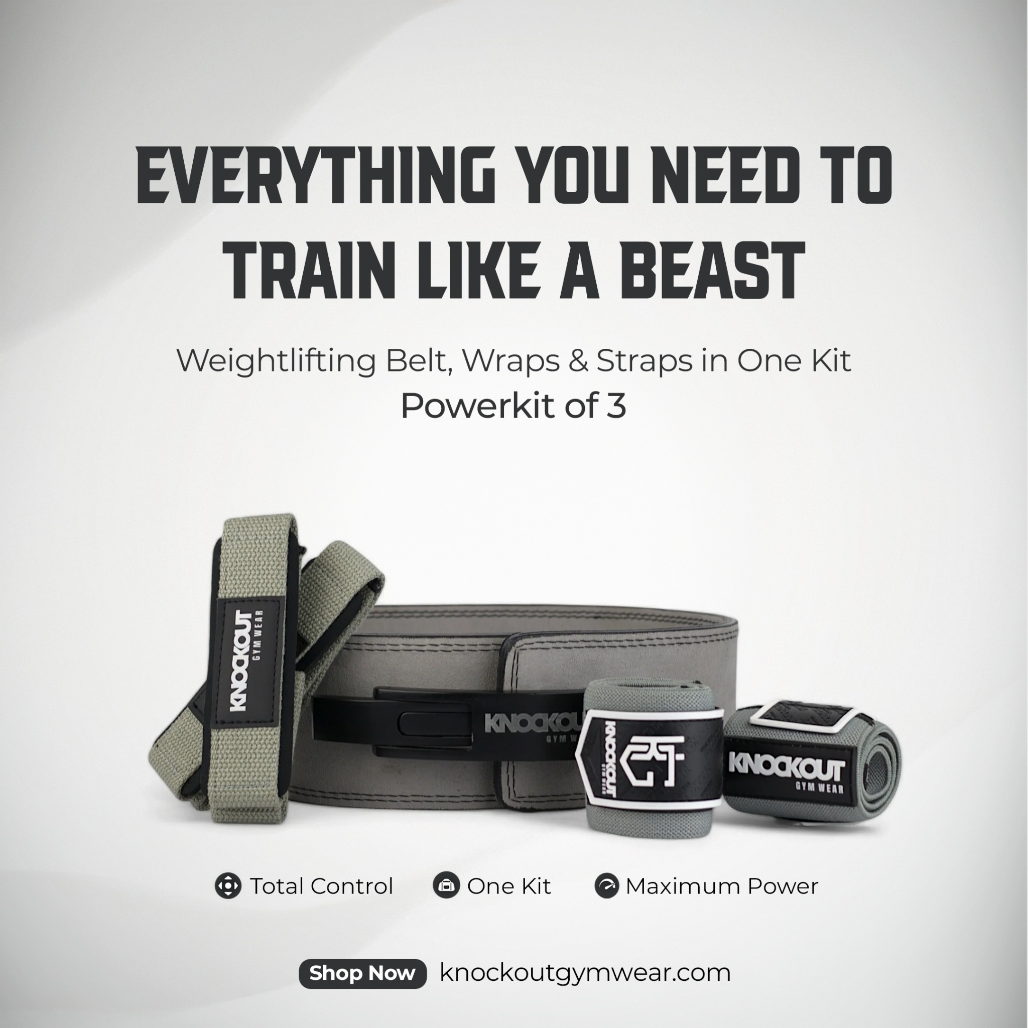 Knockout Gymwear Facebook ad