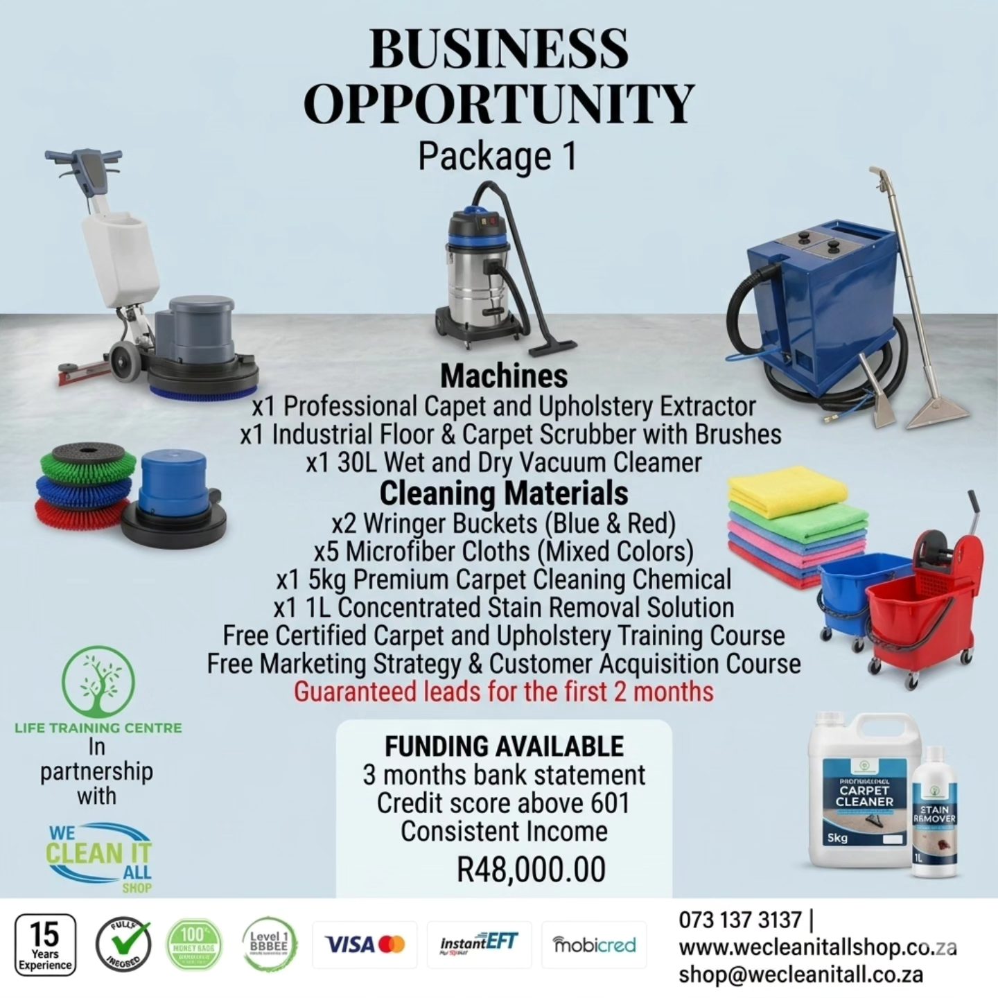 We Clean It All Cleaning Equipment Shop Facebook ad