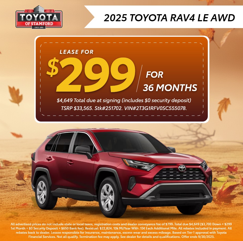 Toyota of Stamford Facebook ad