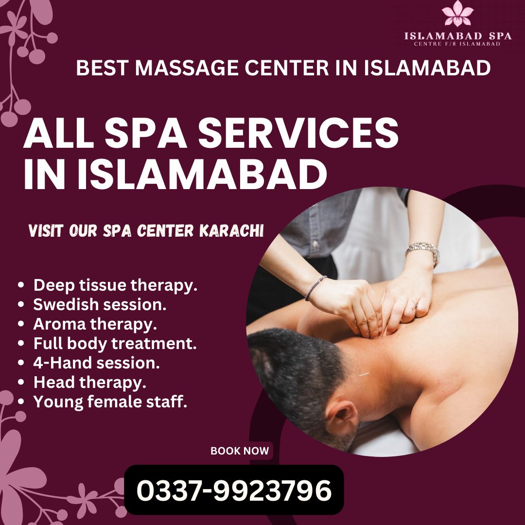 Islamabad Spa Center F8 Facebook ad: Professional therapies that soothe the body, refresh the…