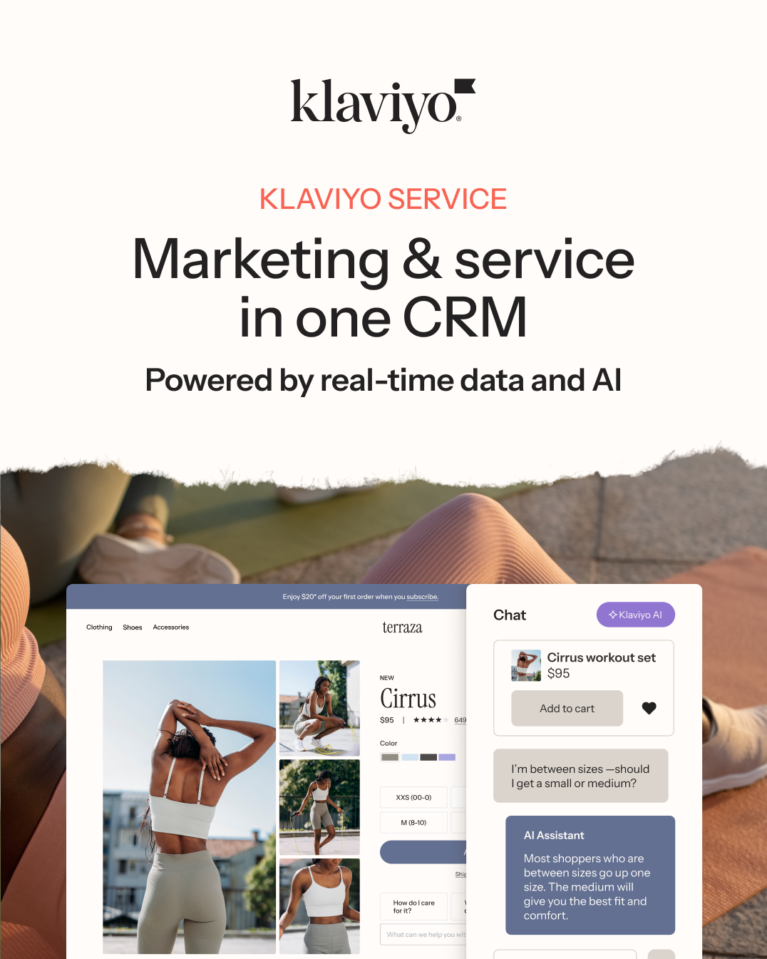 Klaviyo Facebook ad