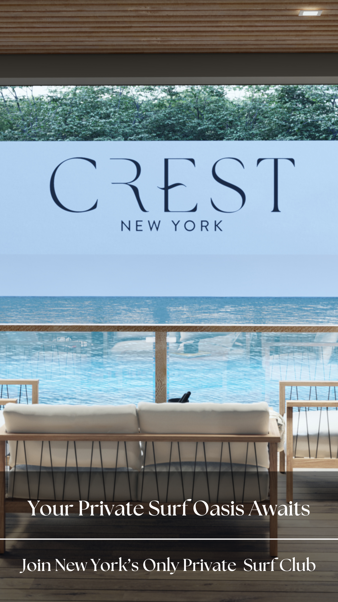 Crest Surf Club NY Facebook ad