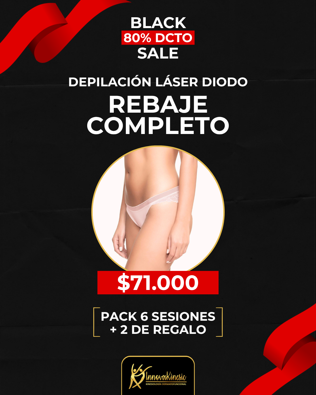 Innovakinesic Depilación Laser Diodo Facebook ad