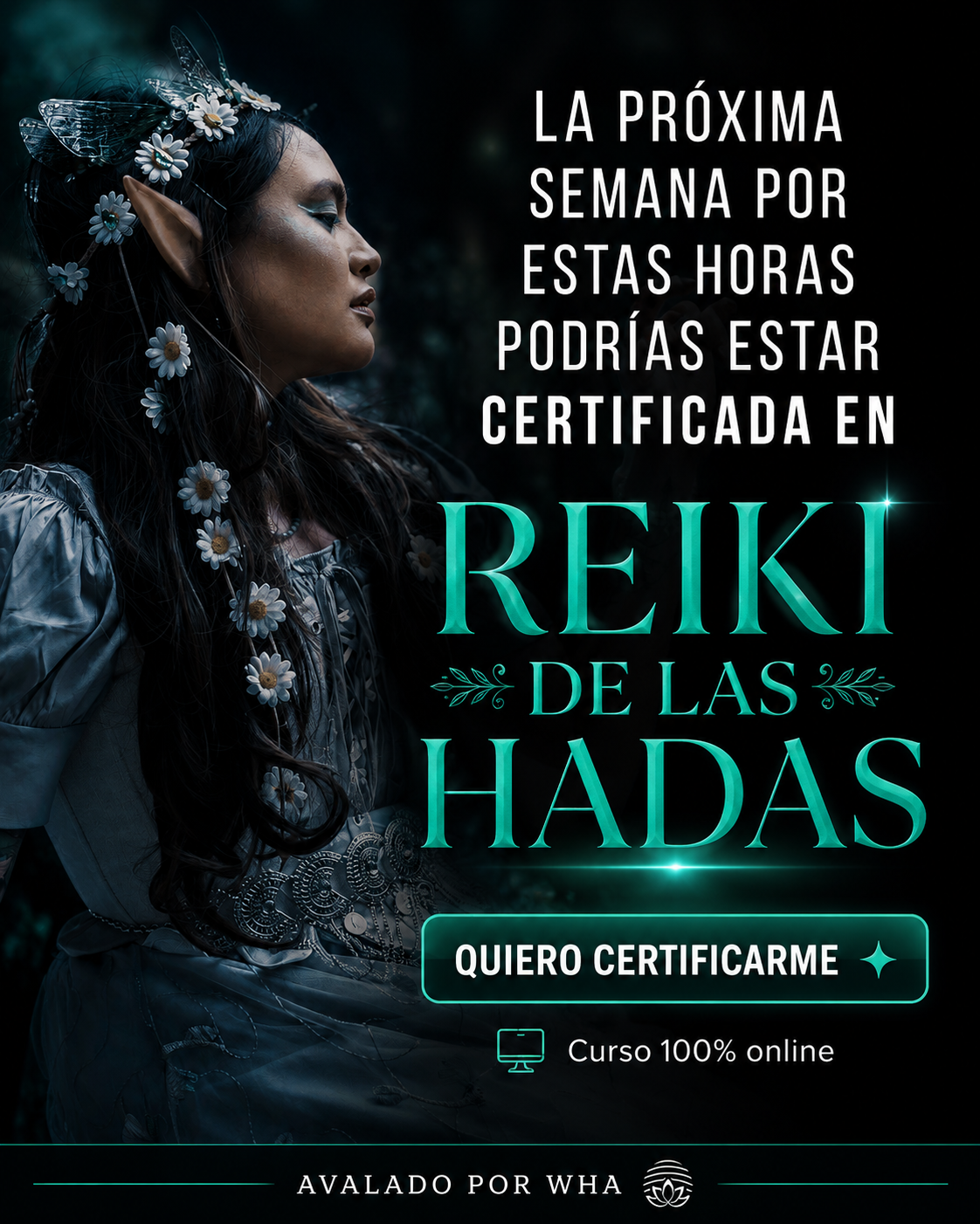 WHA - World Holistic Alliance Facebook ad: Reconecta con tu magia interior